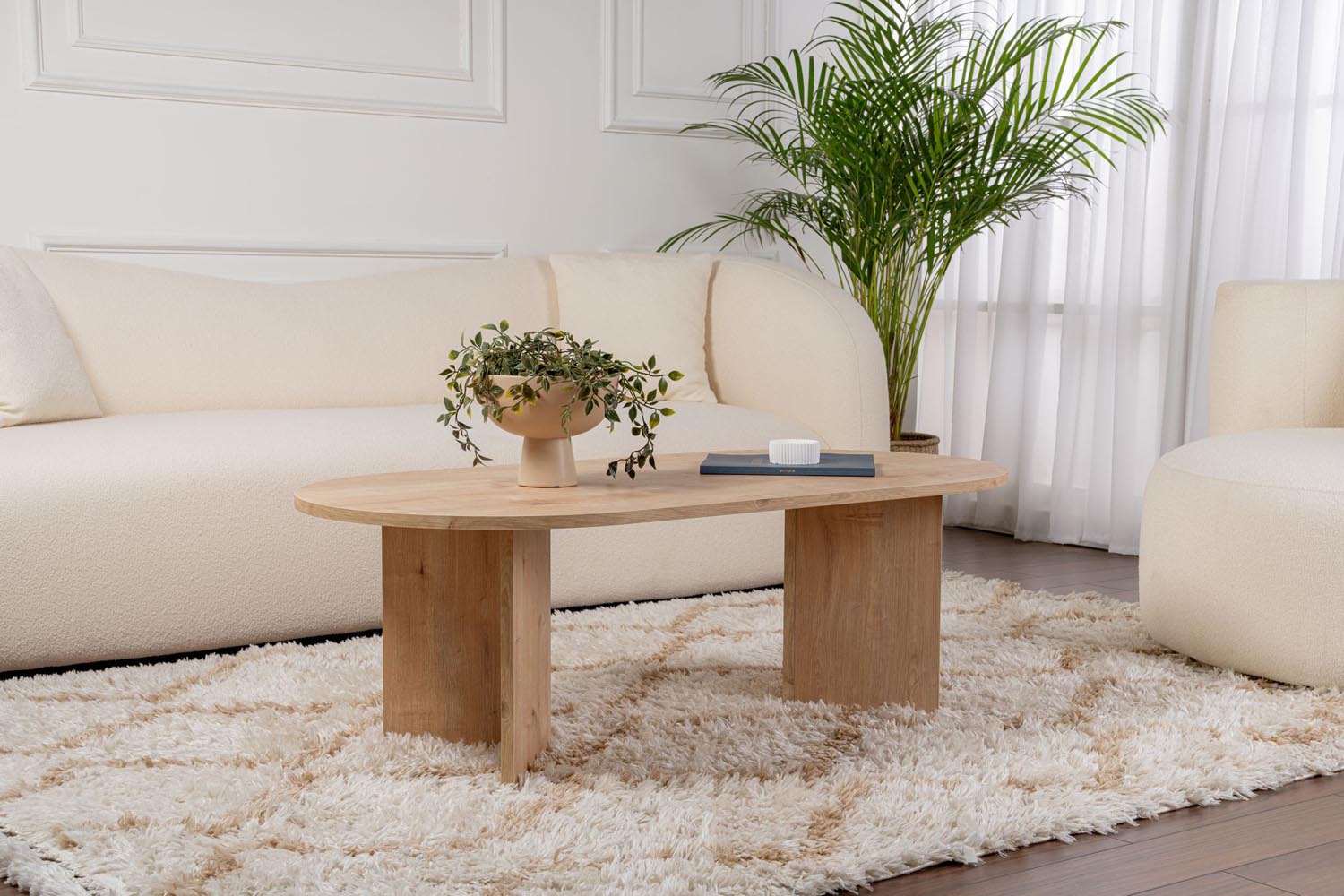 Sable - Sapphire Oak in Saphir- Eiche präsentiert im Onlineshop von KAQTU Design AG. Beistelltisch ist von Nordure