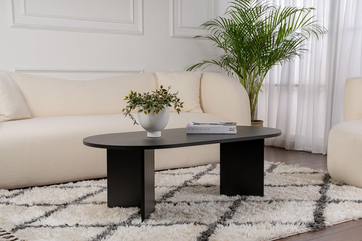 Sable Sofatisch - Holz Schwarz in Holz Schwarz präsentiert im Onlineshop von KAQTU Design AG. Couchtisch ist von Nordure