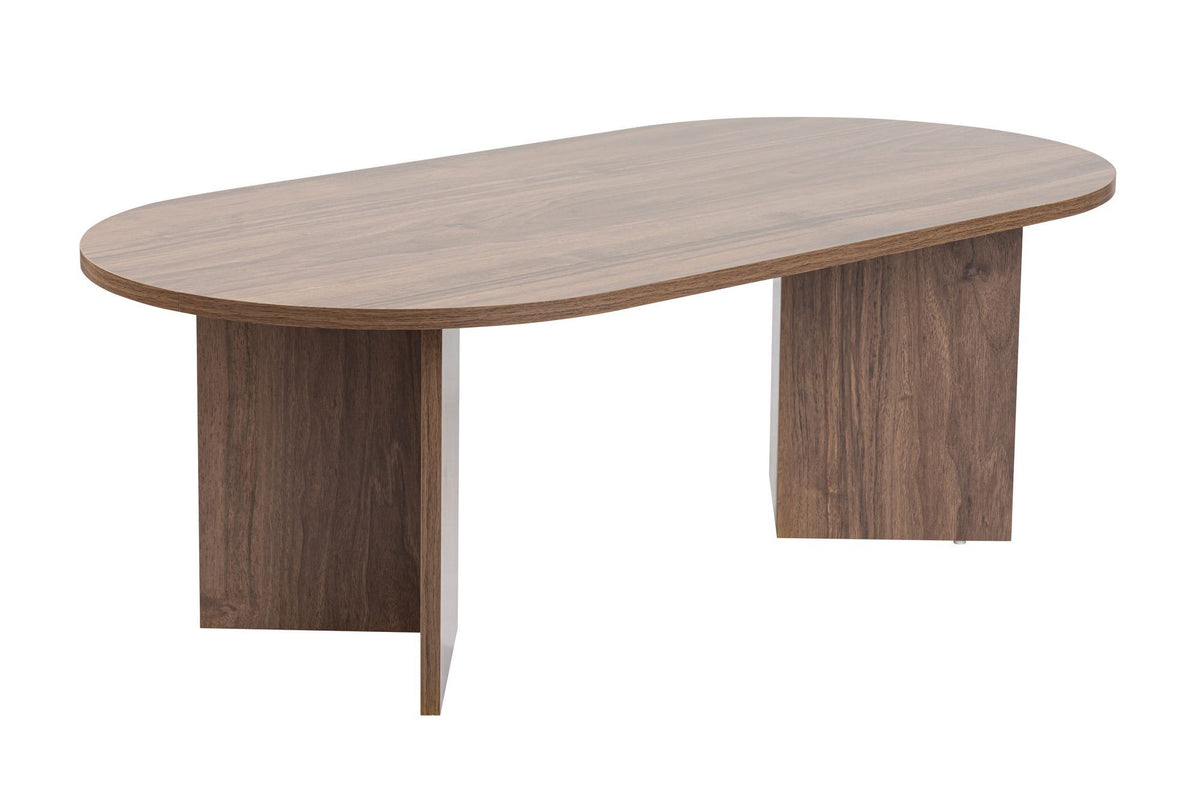Sable Sofatisch - Walnuss in Walnuss präsentiert im Onlineshop von KAQTU Design AG. Couchtisch ist von Nordure
