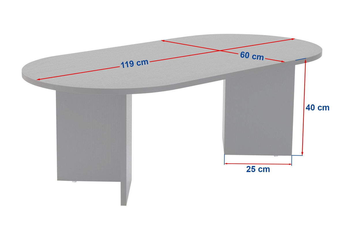 Sable Sofatisch - Walnuss in Walnuss präsentiert im Onlineshop von KAQTU Design AG. Couchtisch ist von Nordure
