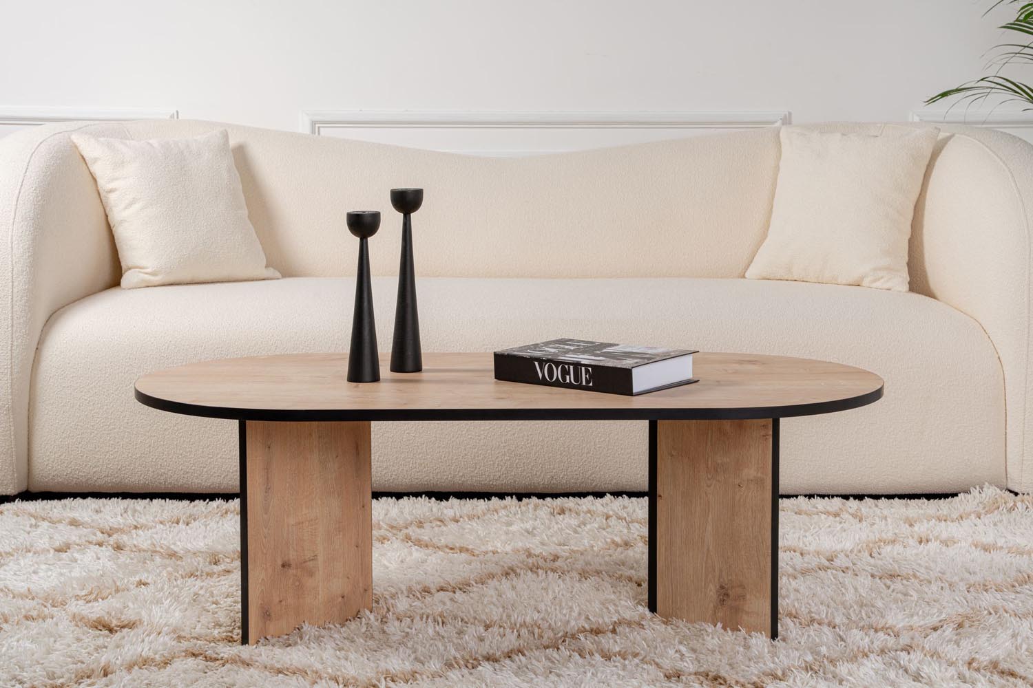 Sable - Sapphire Oak, Black in Saphir- Eiche Schwarz präsentiert im Onlineshop von KAQTU Design AG. Beistelltisch ist von Nordure