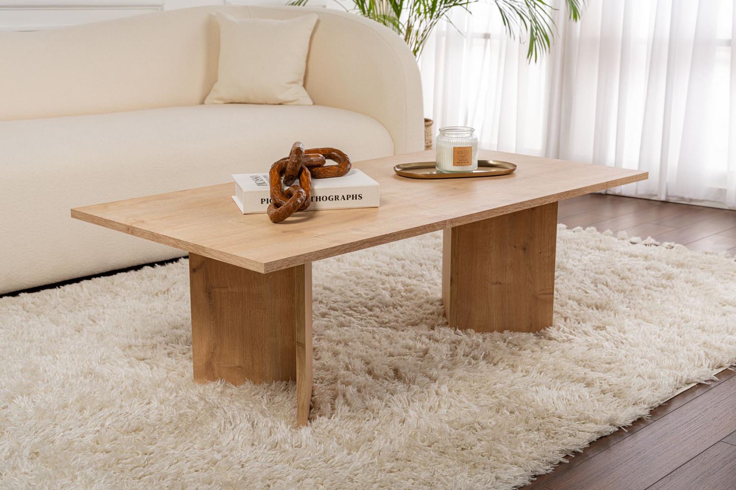 Sabin - Sapphire Oak in Saphir- Eiche präsentiert im Onlineshop von KAQTU Design AG. Beistelltisch ist von Nordure