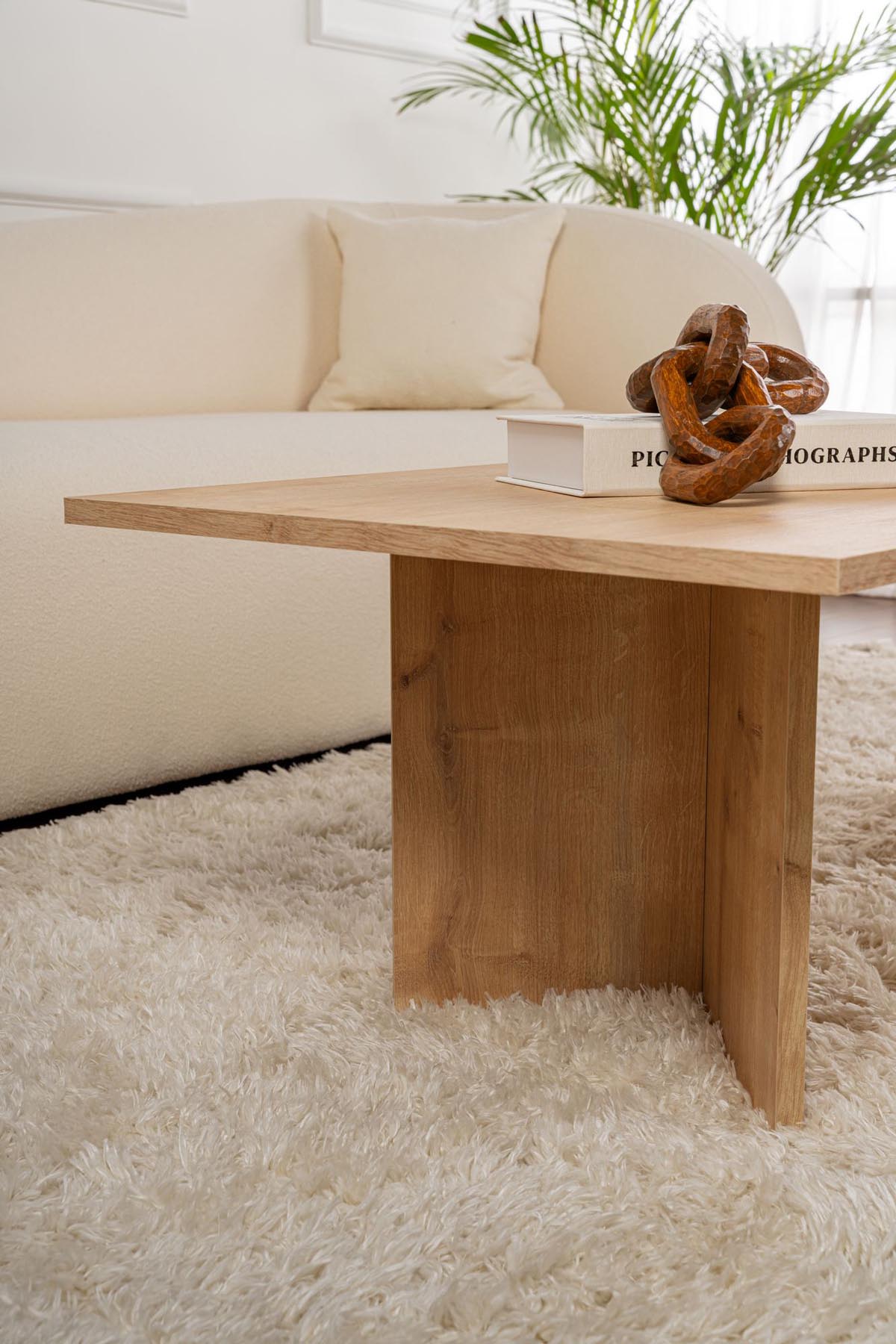 Sabin Sofatisch - Saphir- Eiche in Saphir- Eiche präsentiert im Onlineshop von KAQTU Design AG. Couchtisch ist von Nordure
