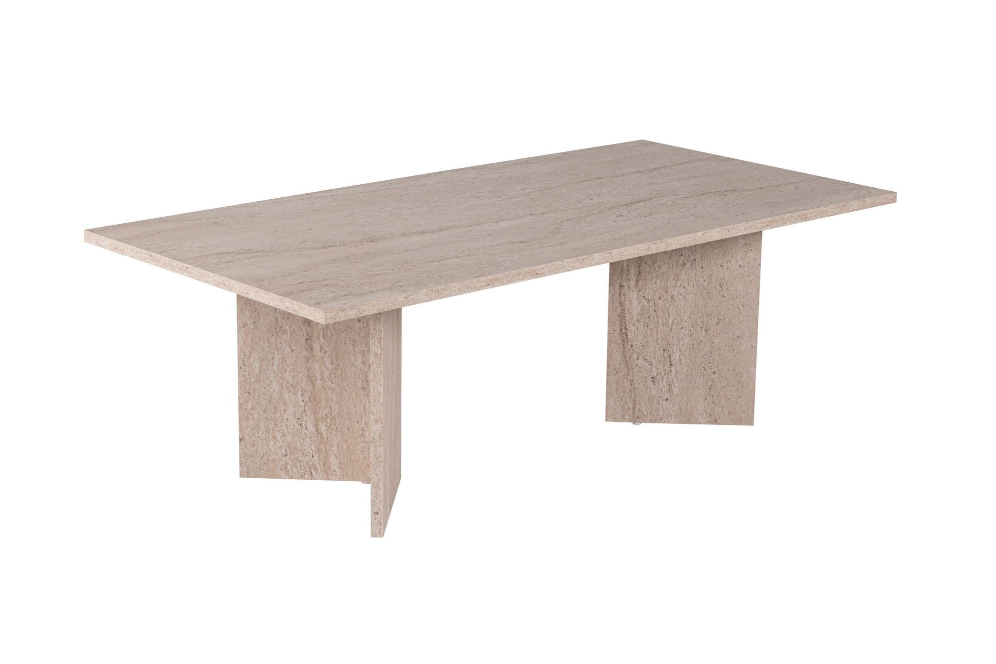 Sabin - Travertine in Travertin präsentiert im Onlineshop von KAQTU Design AG. Beistelltisch ist von Nordure