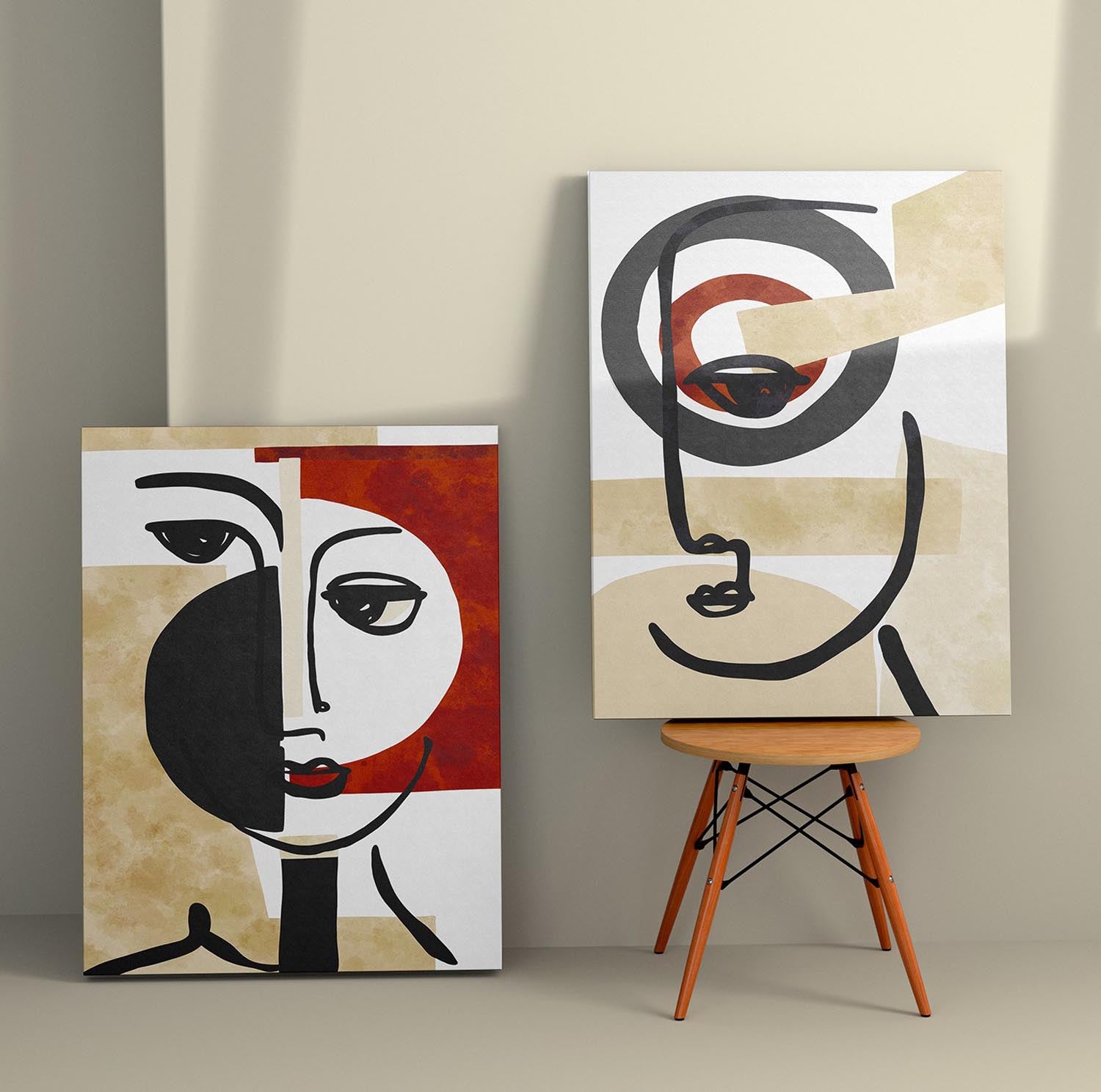 2KNV4234 - 50 x 70 in Mehrfarbig präsentiert im Onlineshop von KAQTU Design AG. Bild ist von Wallity