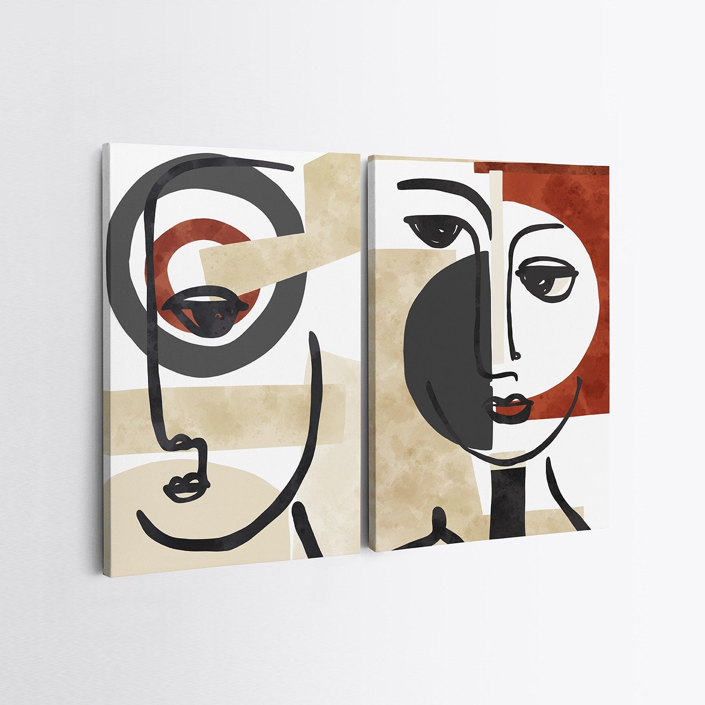 2KNV4234 - 50 x 70 in Mehrfarbig präsentiert im Onlineshop von KAQTU Design AG. Bild ist von Wallity