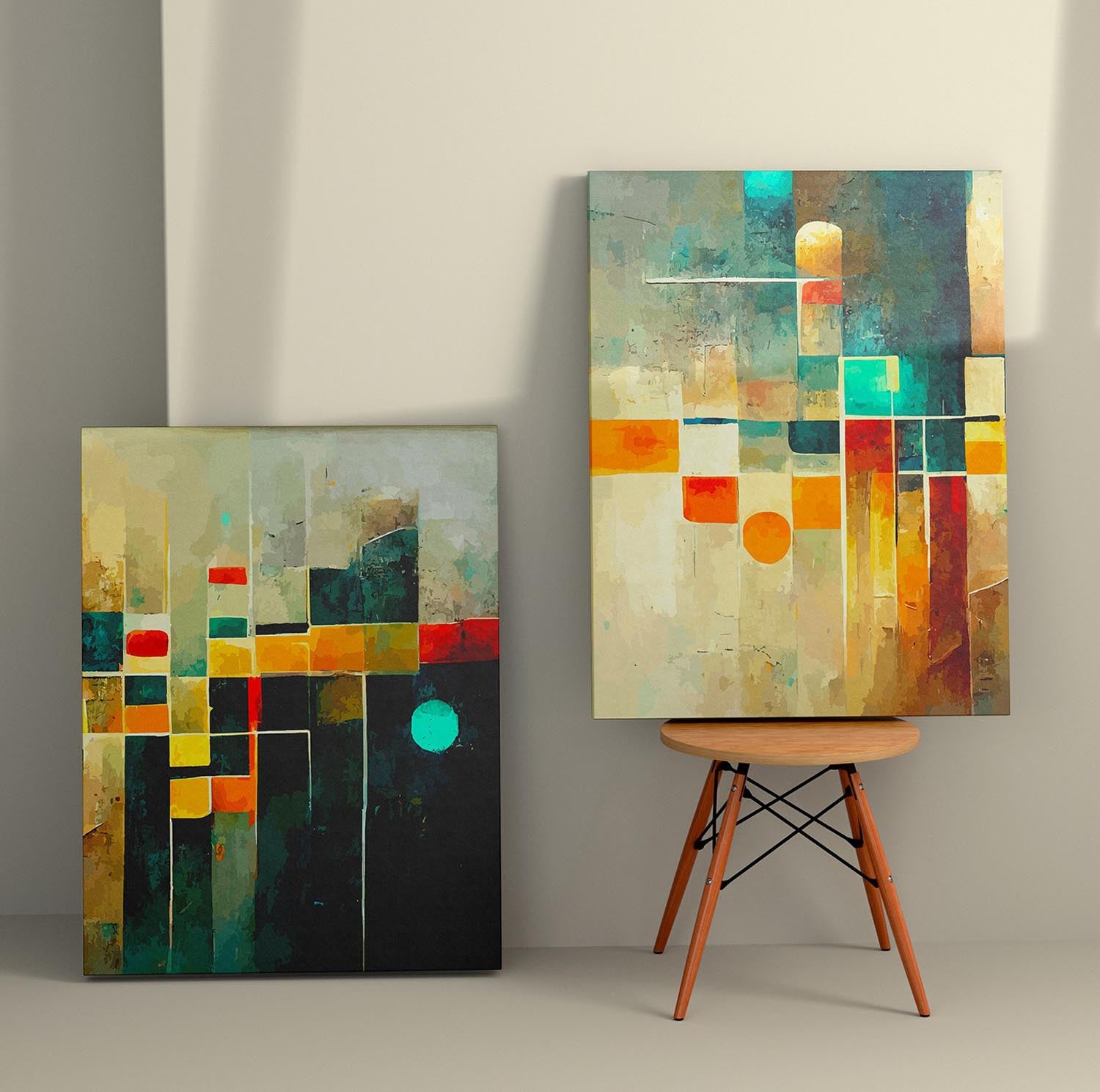2KNV4318 - 50 x 70 in Mehrfarbig präsentiert im Onlineshop von KAQTU Design AG. Bild ist von Wallity