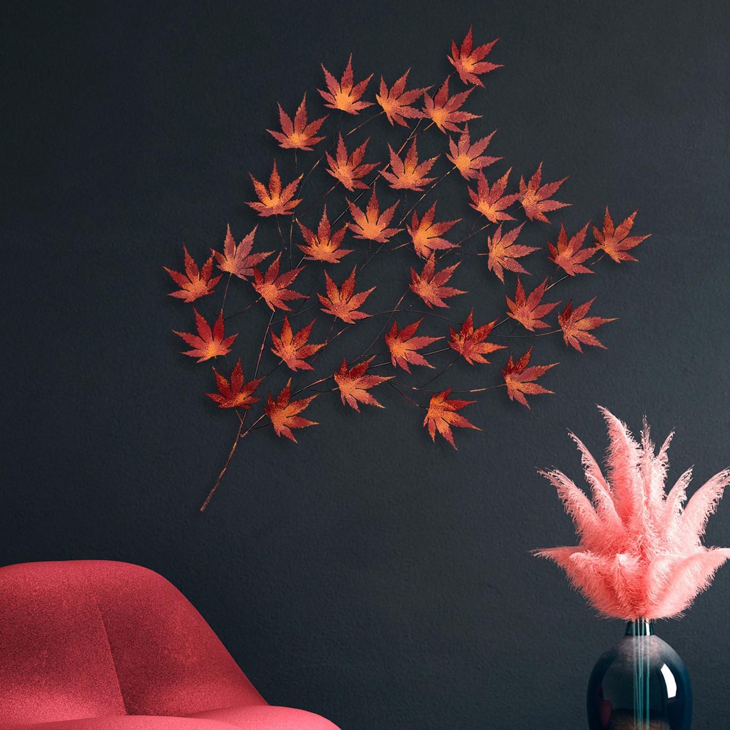 Acer Palmatum in Mehrfarbig präsentiert im Onlineshop von KAQTU Design AG. Wanddeko ist von Wallity