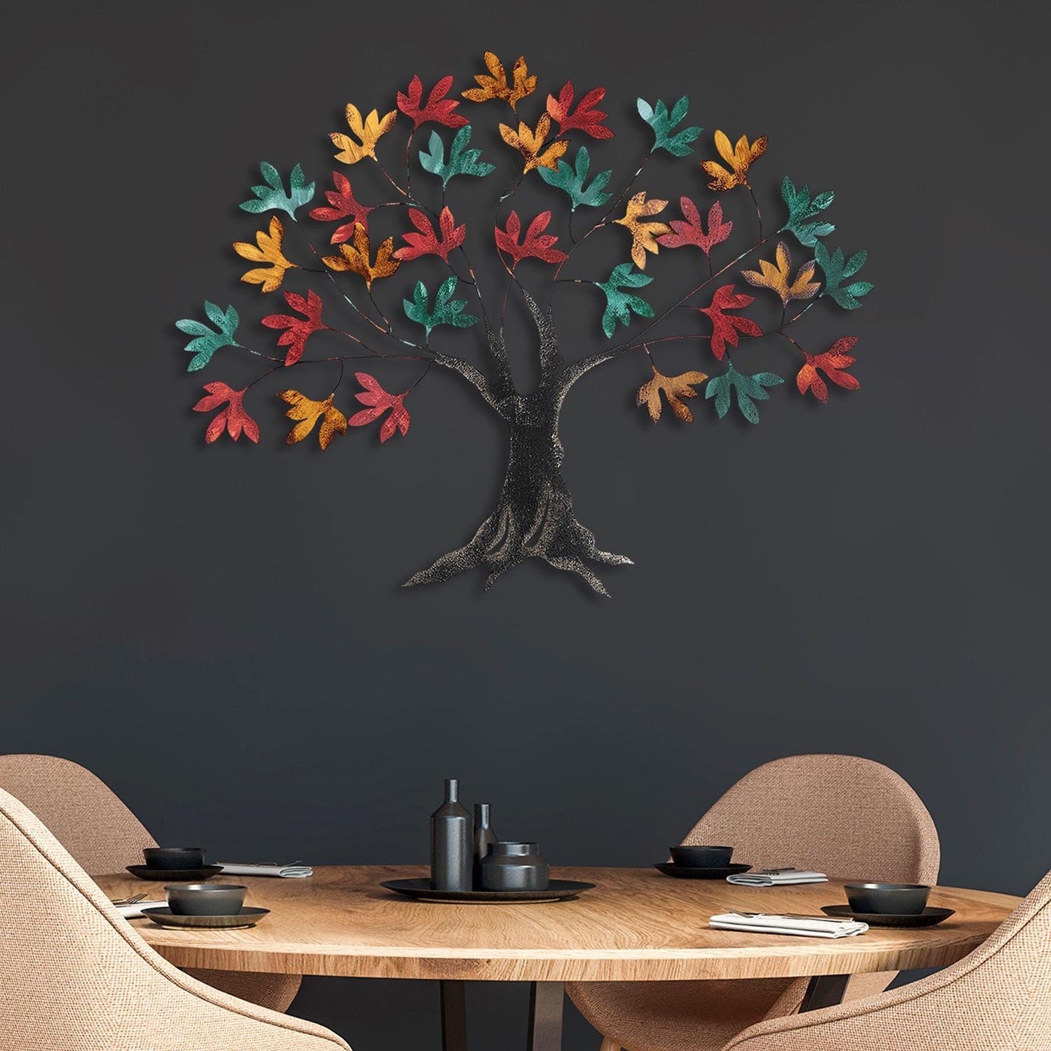 Yggdrasil in Mehrfarbig präsentiert im Onlineshop von KAQTU Design AG. Wanddeko ist von Wallity
