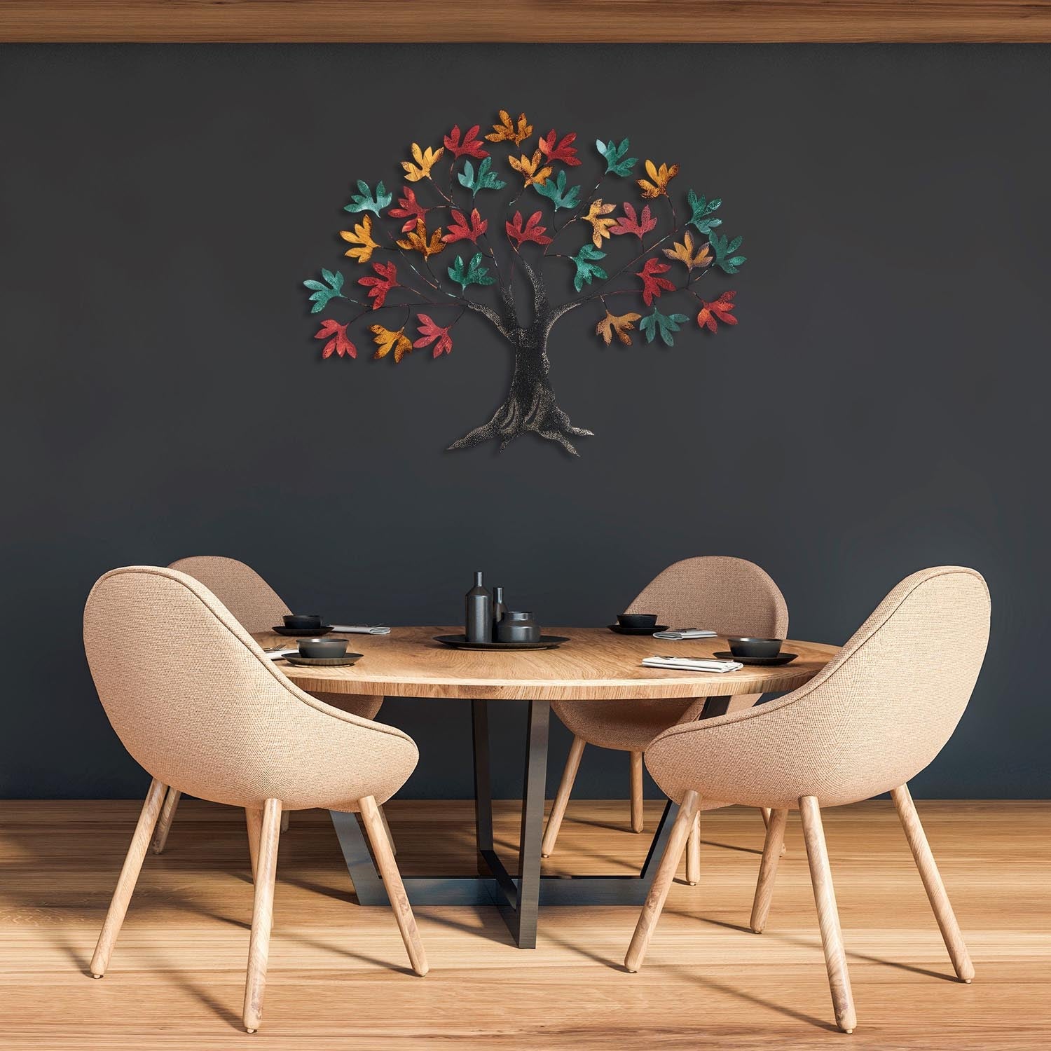 Yggdrasil in Mehrfarbig präsentiert im Onlineshop von KAQTU Design AG. Wanddeko ist von Wallity