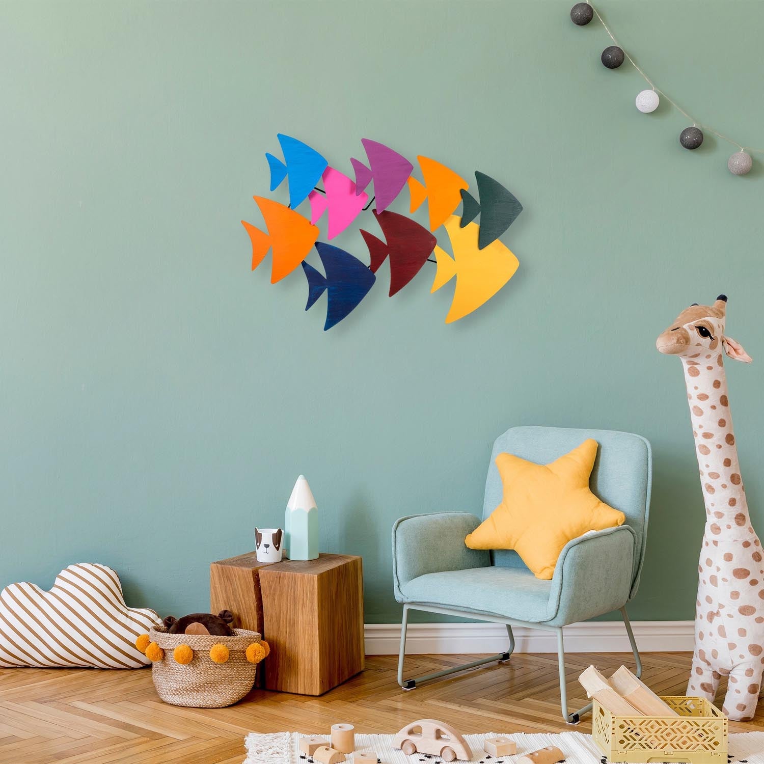 Cırgısın in Mehrfarbig präsentiert im Onlineshop von KAQTU Design AG. Wanddeko ist von Wallity