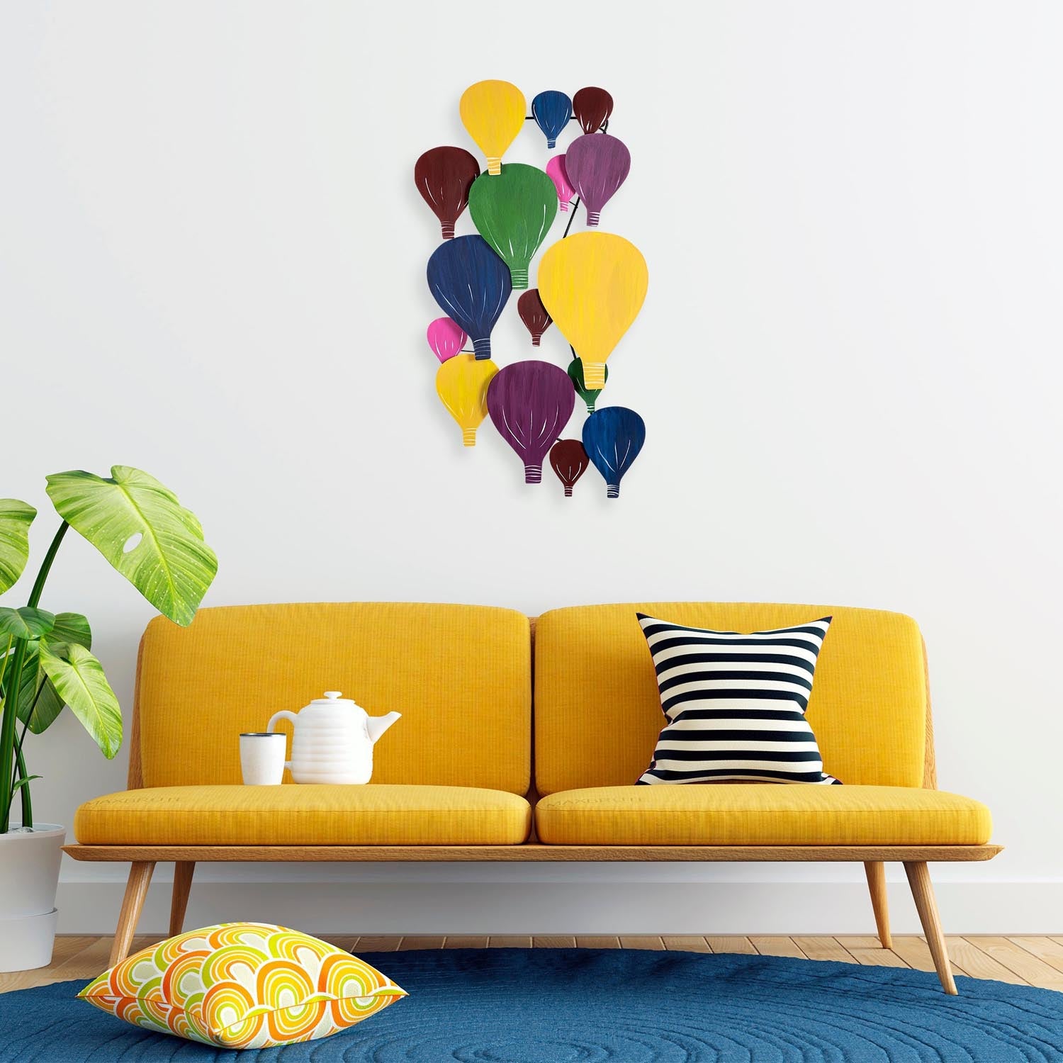 Kapadokya in Mehrfarbig präsentiert im Onlineshop von KAQTU Design AG. Wanddeko ist von Wallity
