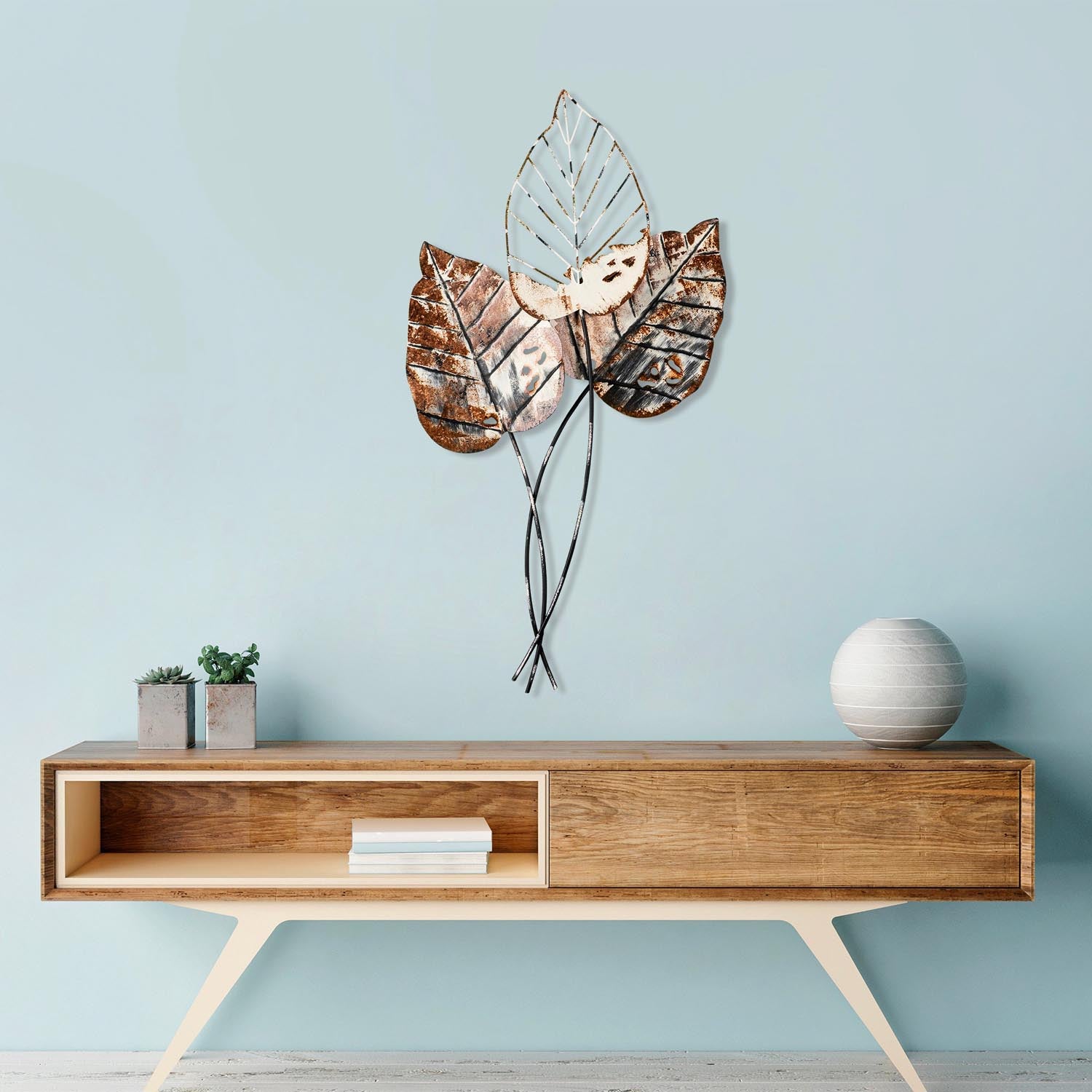 Fall 1 in Braun Schwarz präsentiert im Onlineshop von KAQTU Design AG. Wanddeko ist von Wallity