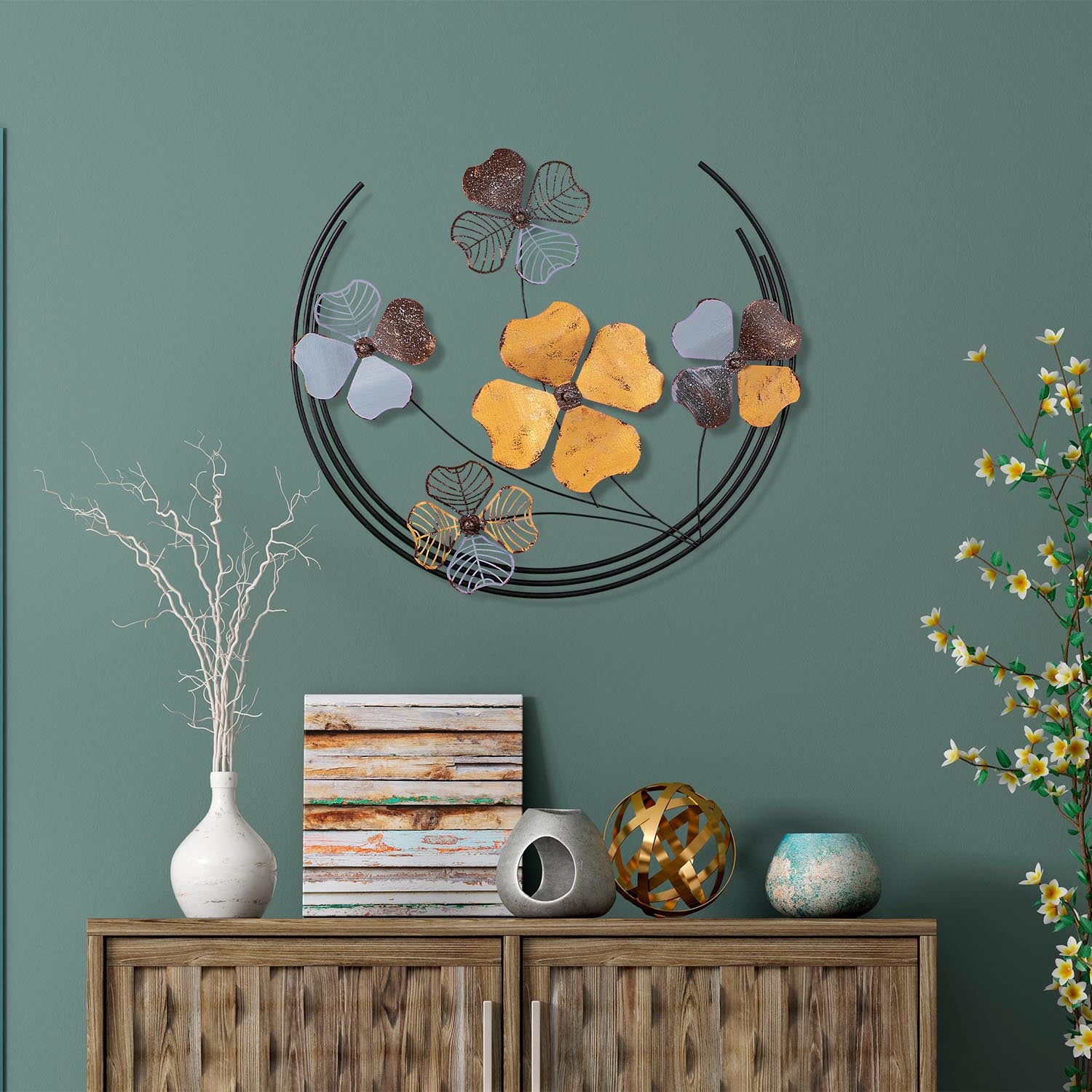 Haiyang 2 in Mehrfarbig präsentiert im Onlineshop von KAQTU Design AG. Wanddeko ist von Wallity