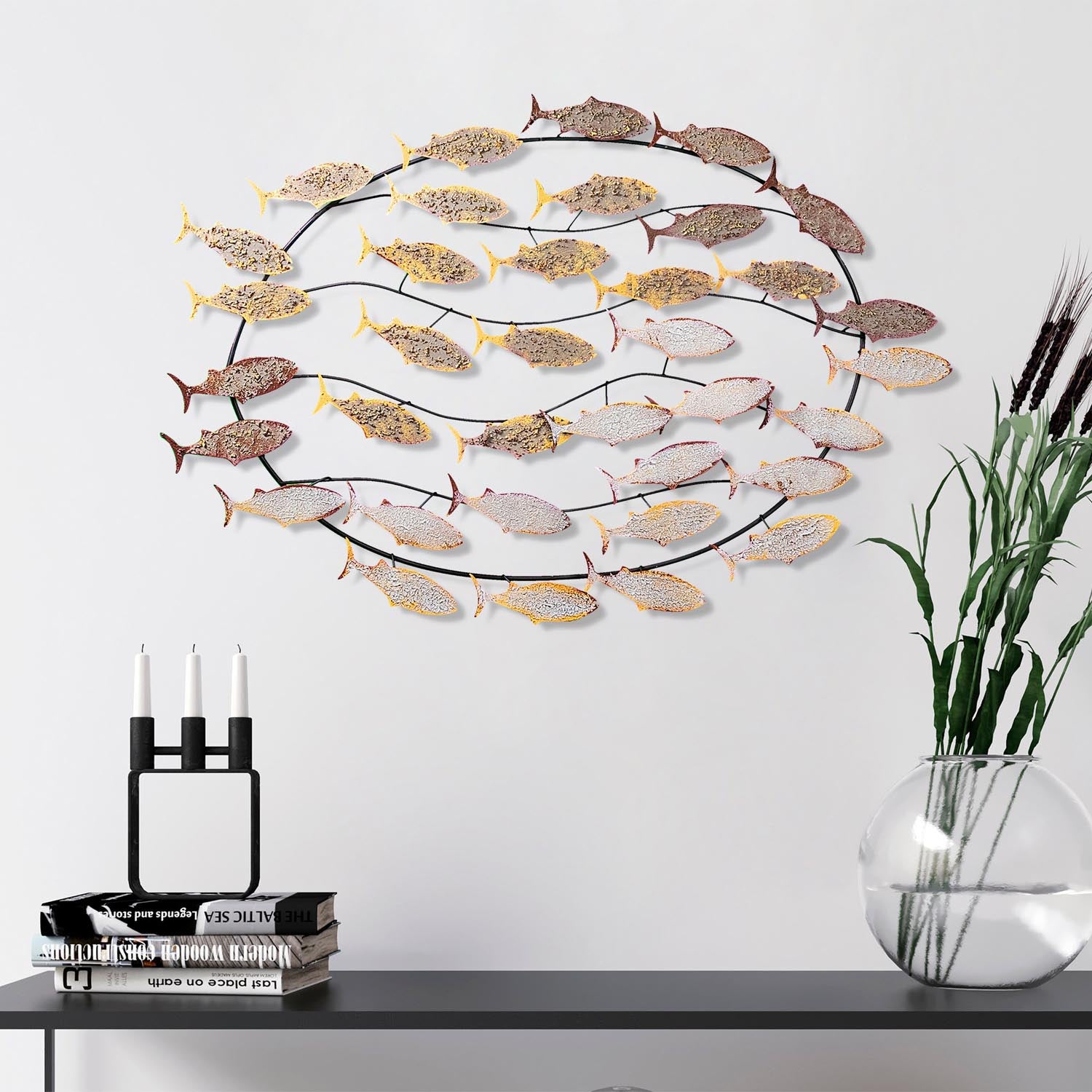 Alabalık 2 in Mehrfarbig präsentiert im Onlineshop von KAQTU Design AG. Wanddeko ist von Wallity