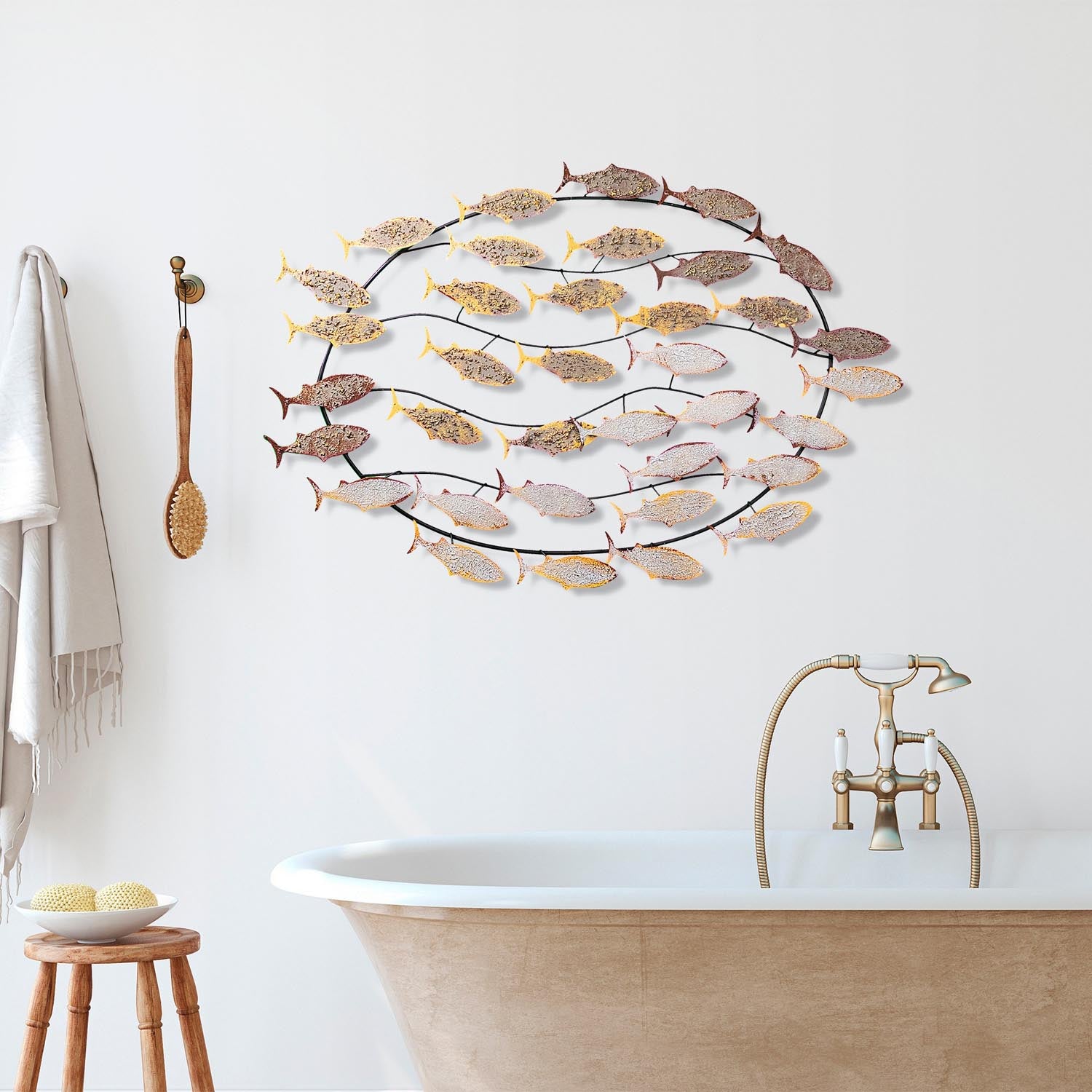 Alabalık 2 in Mehrfarbig präsentiert im Onlineshop von KAQTU Design AG. Wanddeko ist von Wallity