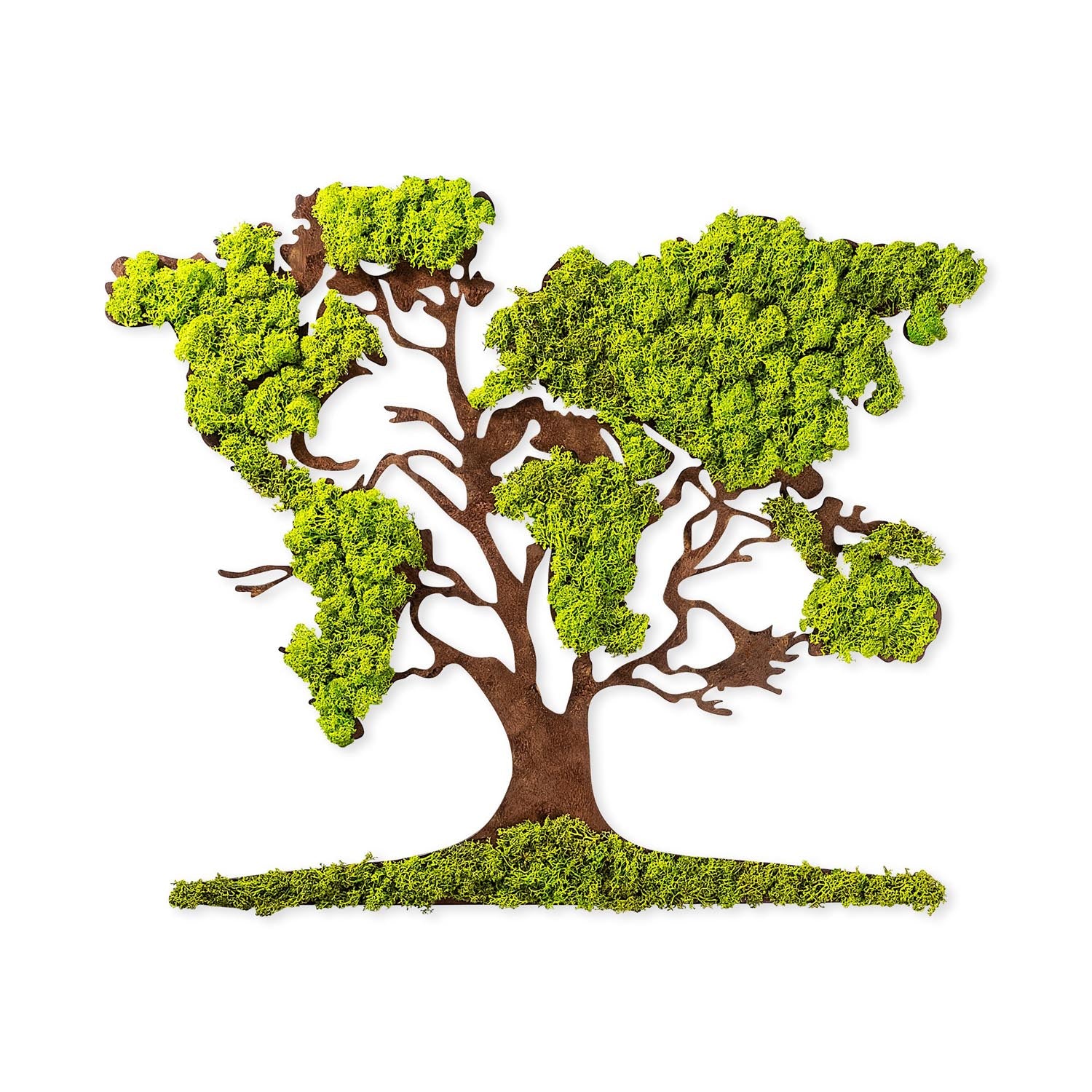 Tree 2 in Grün
 Braun präsentiert im Onlineshop von KAQTU Design AG. Wanddeko ist von Wallity