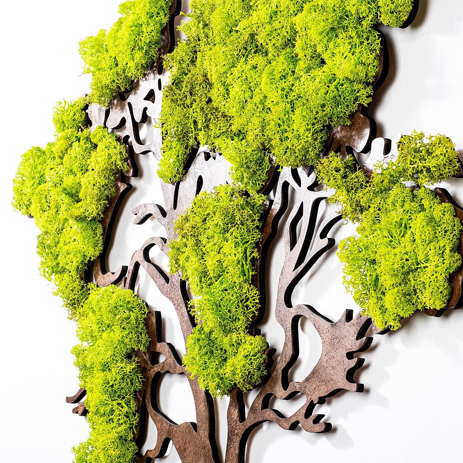 Tree 2 in Grün
 Braun präsentiert im Onlineshop von KAQTU Design AG. Wanddeko ist von Wallity