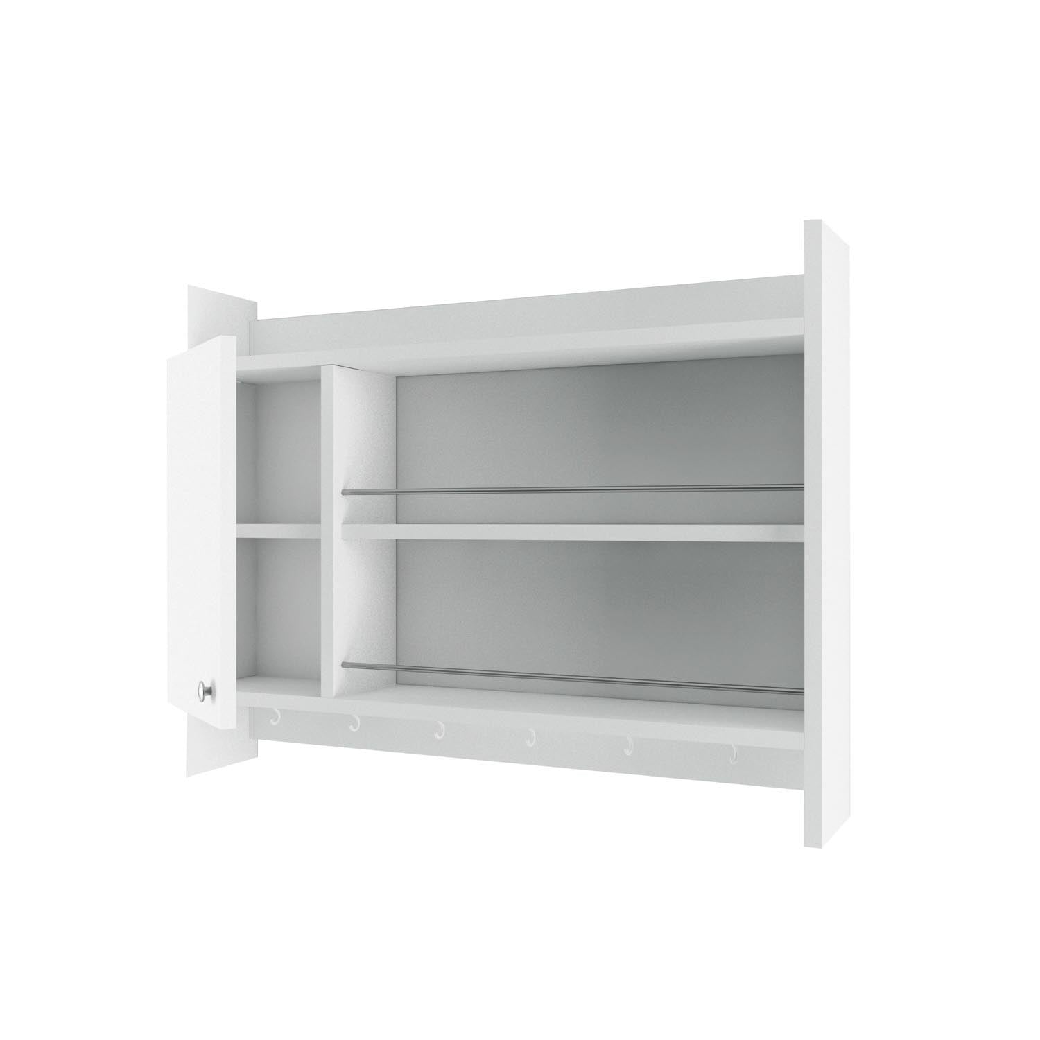 Knerr - White in Weiss präsentiert im Onlineshop von KAQTU Design AG. Wandregal ist von Hanah Home