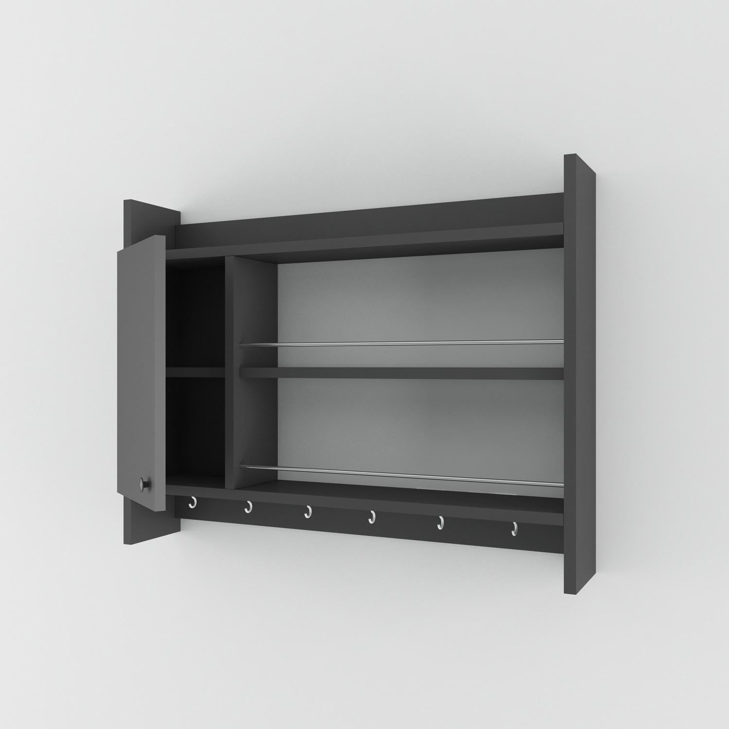 Knerr - Anthracite in Anthrazit präsentiert im Onlineshop von KAQTU Design AG. Wandregal ist von Hanah Home
