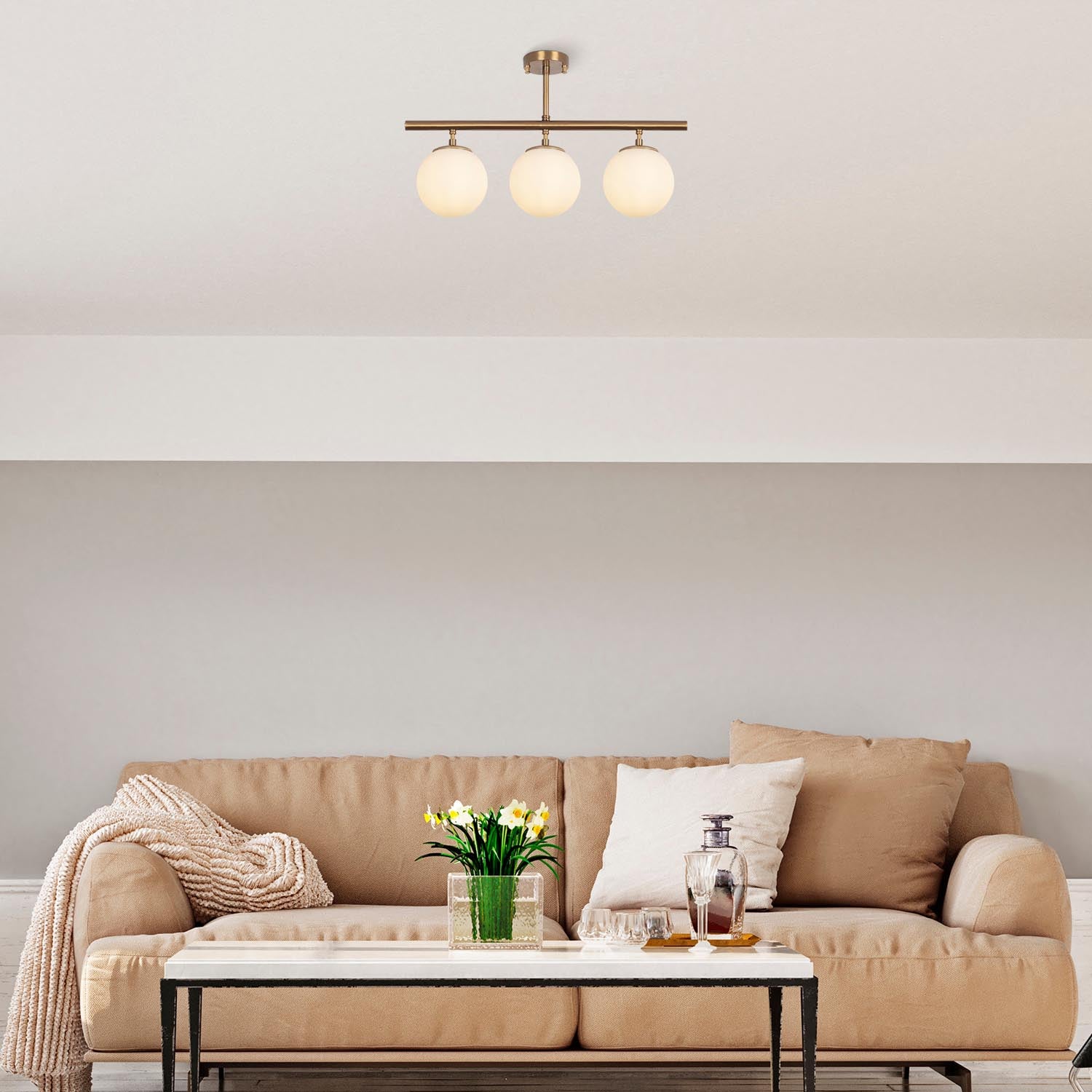 Atmaca - 10270 in Vintage präsentiert im Onlineshop von KAQTU Design AG. Deckenleuchte ist von Opviq