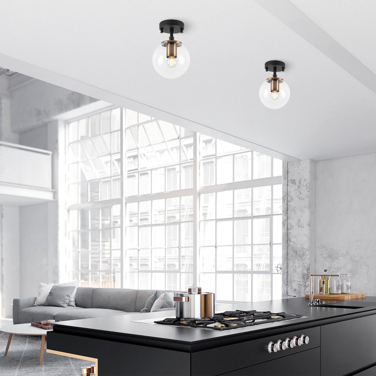 Atmaca - 10205 in Schwarz Antiquität präsentiert im Onlineshop von KAQTU Design AG. Pendelleuchte ist von Opviq