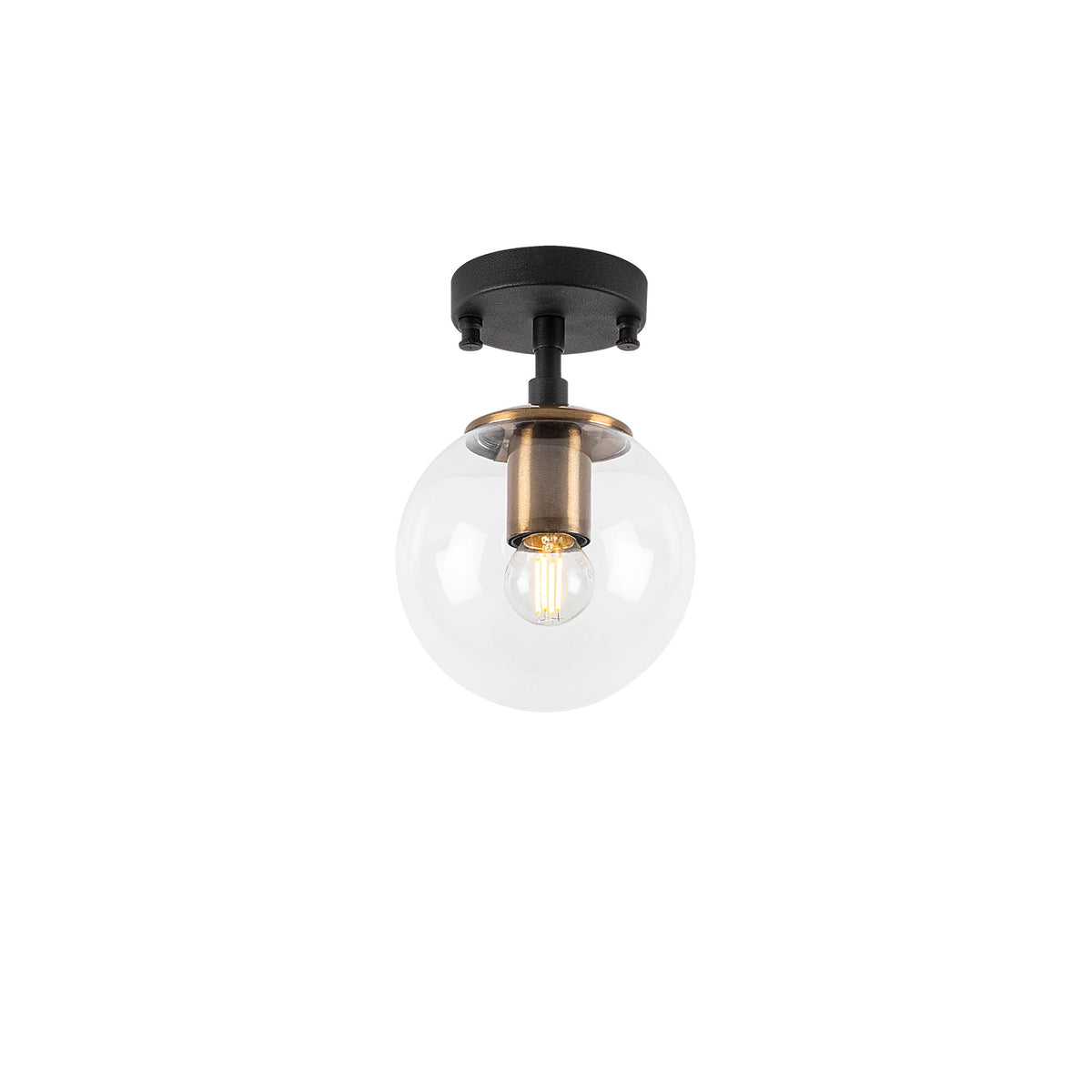 Atmaca Deckenlampe - Schwarz Antiquität in Schwarz Antiquität präsentiert im Onlineshop von KAQTU Design AG. Deckenleuchte ist von Opviq