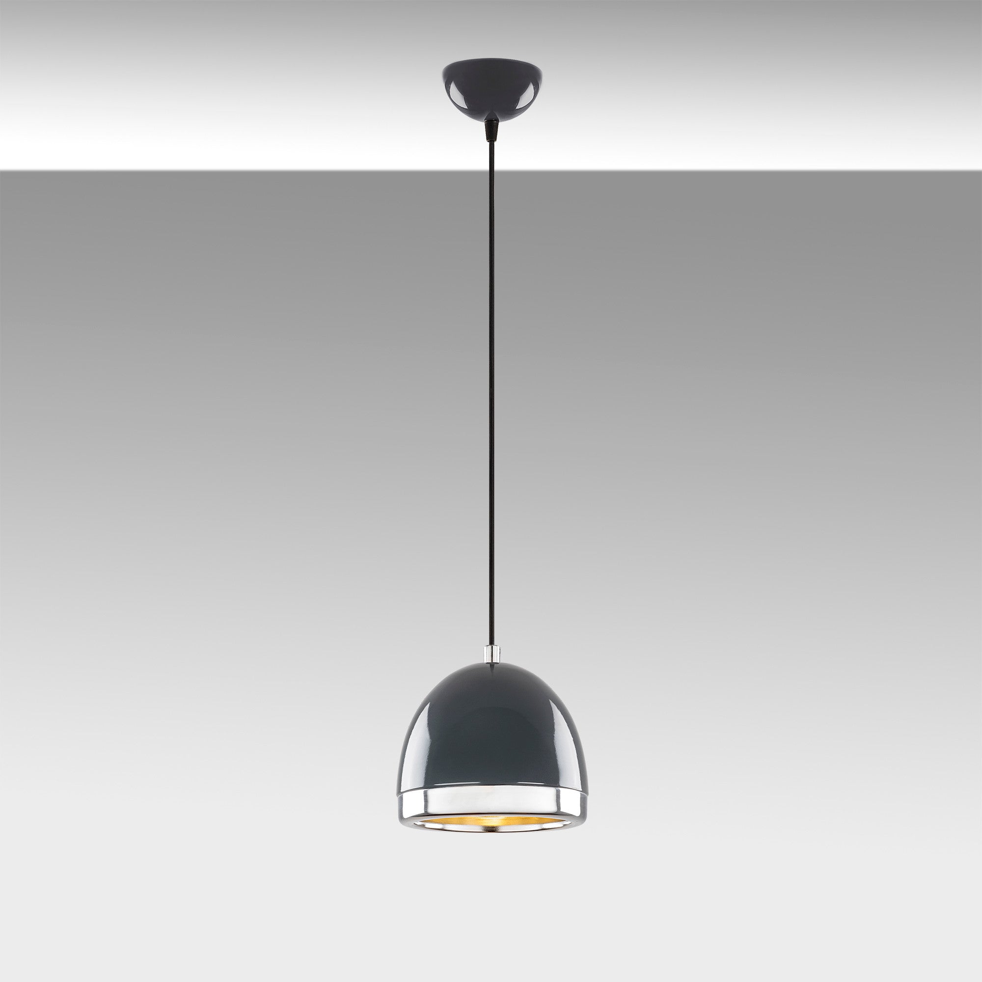 Mugo - 10655 in Anthrazit Gold präsentiert im Onlineshop von KAQTU Design AG. Pendelleuchte ist von Opviq