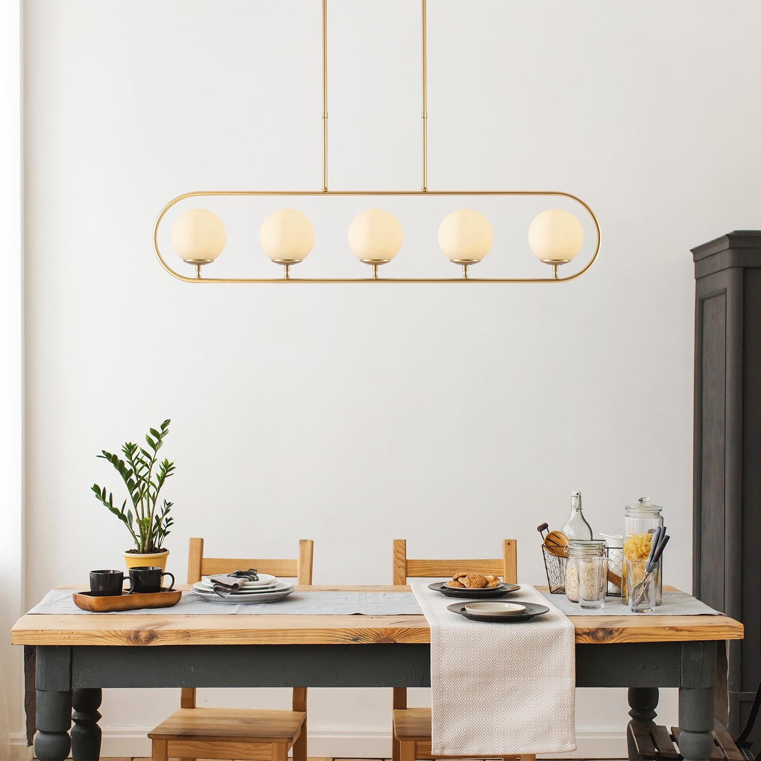 Jewel - 10620 in Glänzendes Gold präsentiert im Onlineshop von KAQTU Design AG. Pendelleuchte ist von Opviq