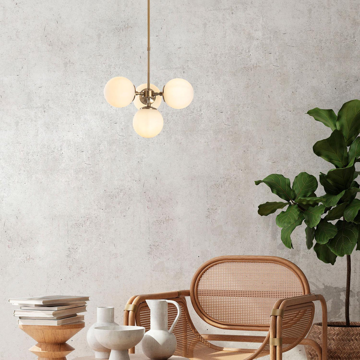 Akkas Pendellampe - Vintage in Vintage präsentiert im Onlineshop von KAQTU Design AG. Pendelleuchte ist von Opviq