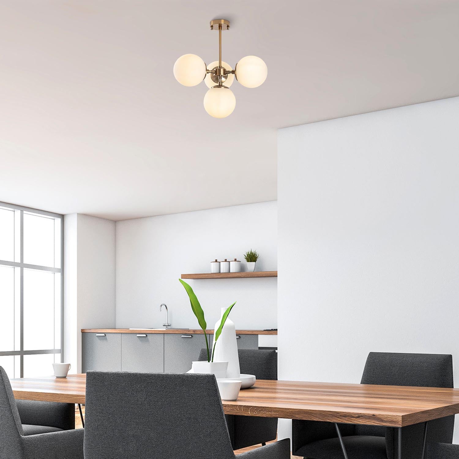 Akkas - 10061 in Vintage präsentiert im Onlineshop von KAQTU Design AG. Deckenleuchte ist von Opviq