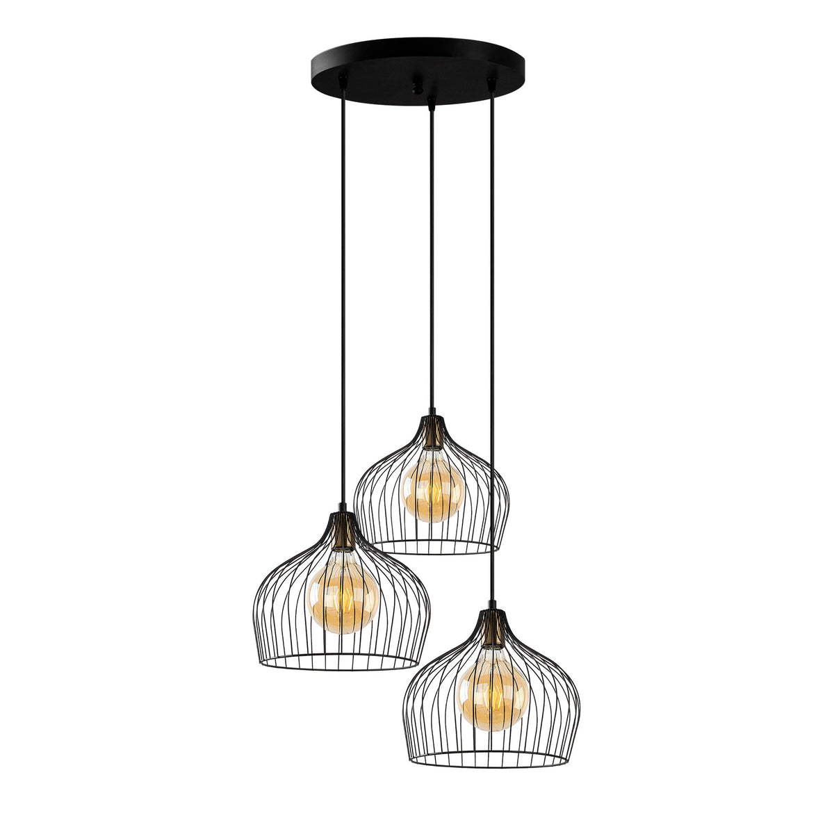 Bek Pendellampe - Schwarz Antiquität in Schwarz Antiquität präsentiert im Onlineshop von KAQTU Design AG. Pendelleuchte ist von Opviq
