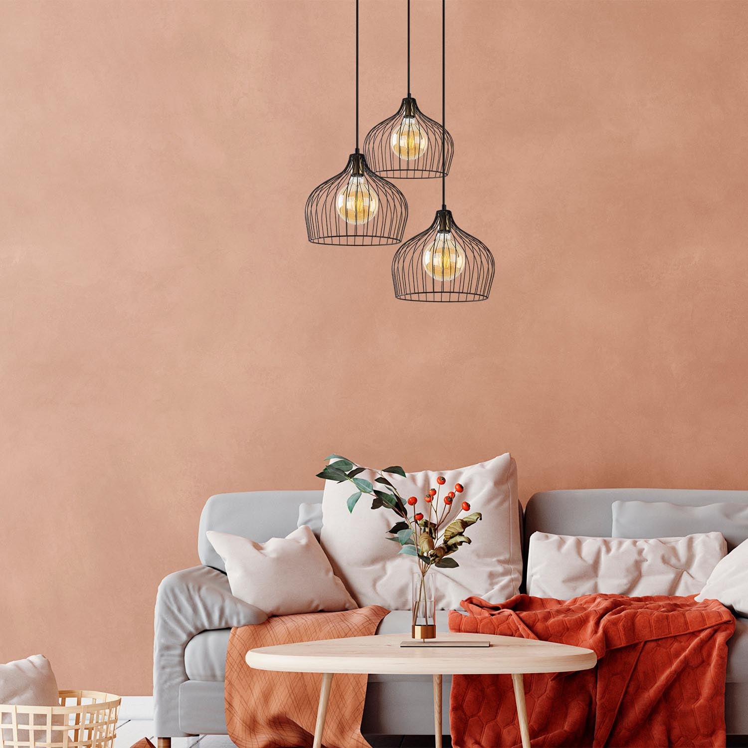Bek - 11375 in Schwarz Antiquität präsentiert im Onlineshop von KAQTU Design AG. Pendelleuchte ist von Opviq