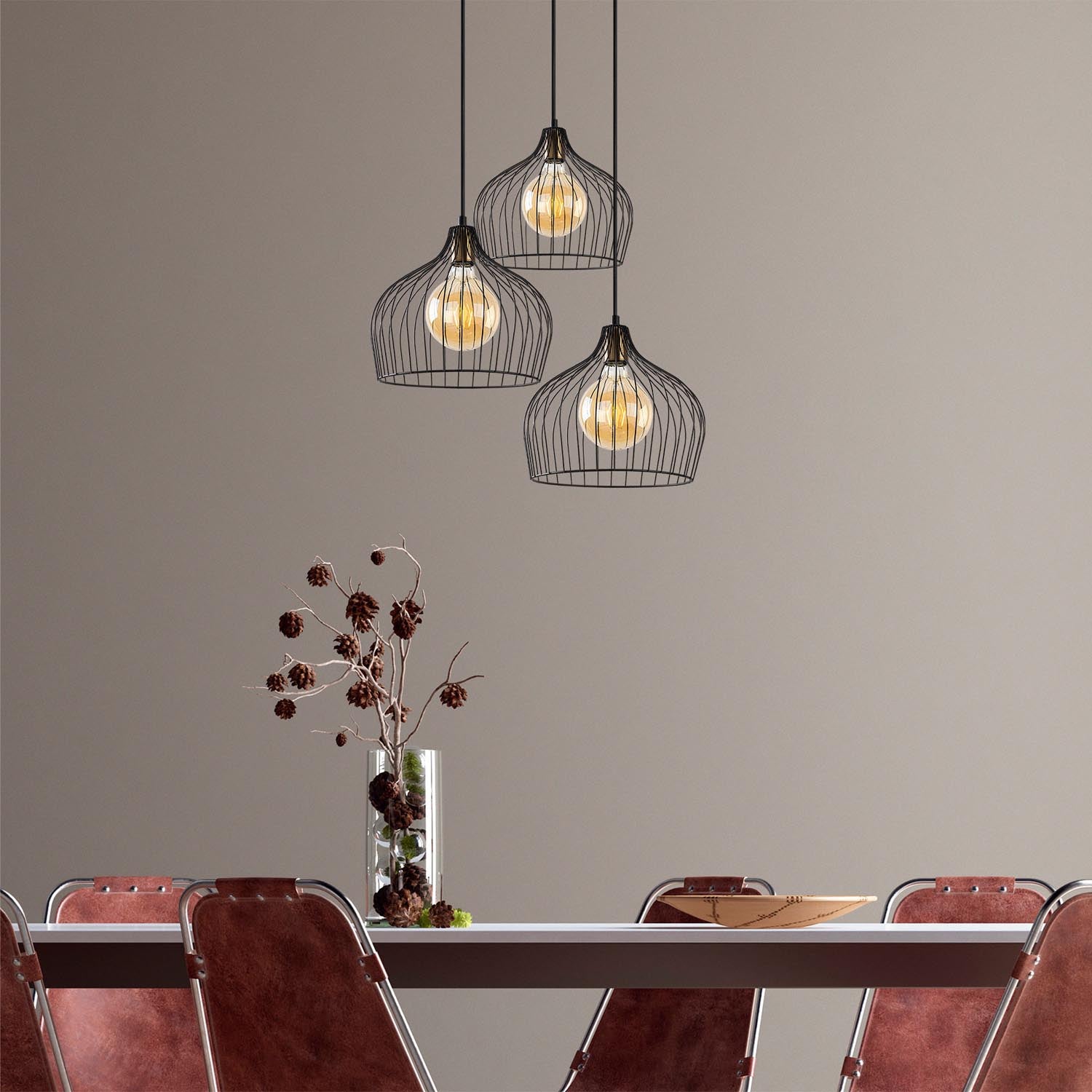 Bek - 11375 in Schwarz Antiquität präsentiert im Onlineshop von KAQTU Design AG. Pendelleuchte ist von Opviq