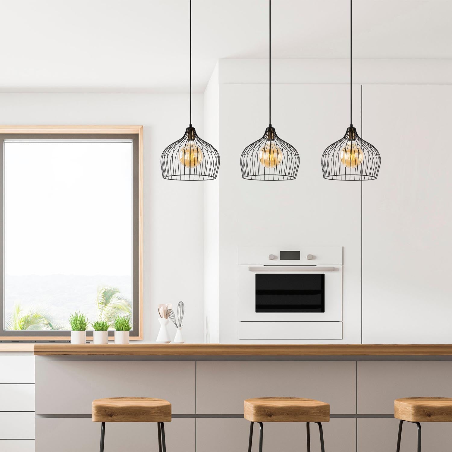 Bek - 11380 in Schwarz Antiquität präsentiert im Onlineshop von KAQTU Design AG. Pendelleuchte ist von Opviq