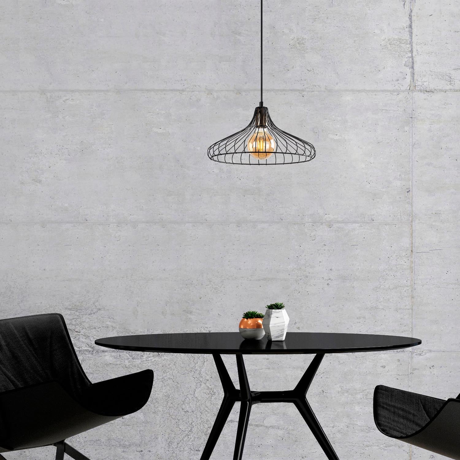Depay - 11250 in Schwarz Antiquität präsentiert im Onlineshop von KAQTU Design AG. Pendelleuchte ist von Opviq