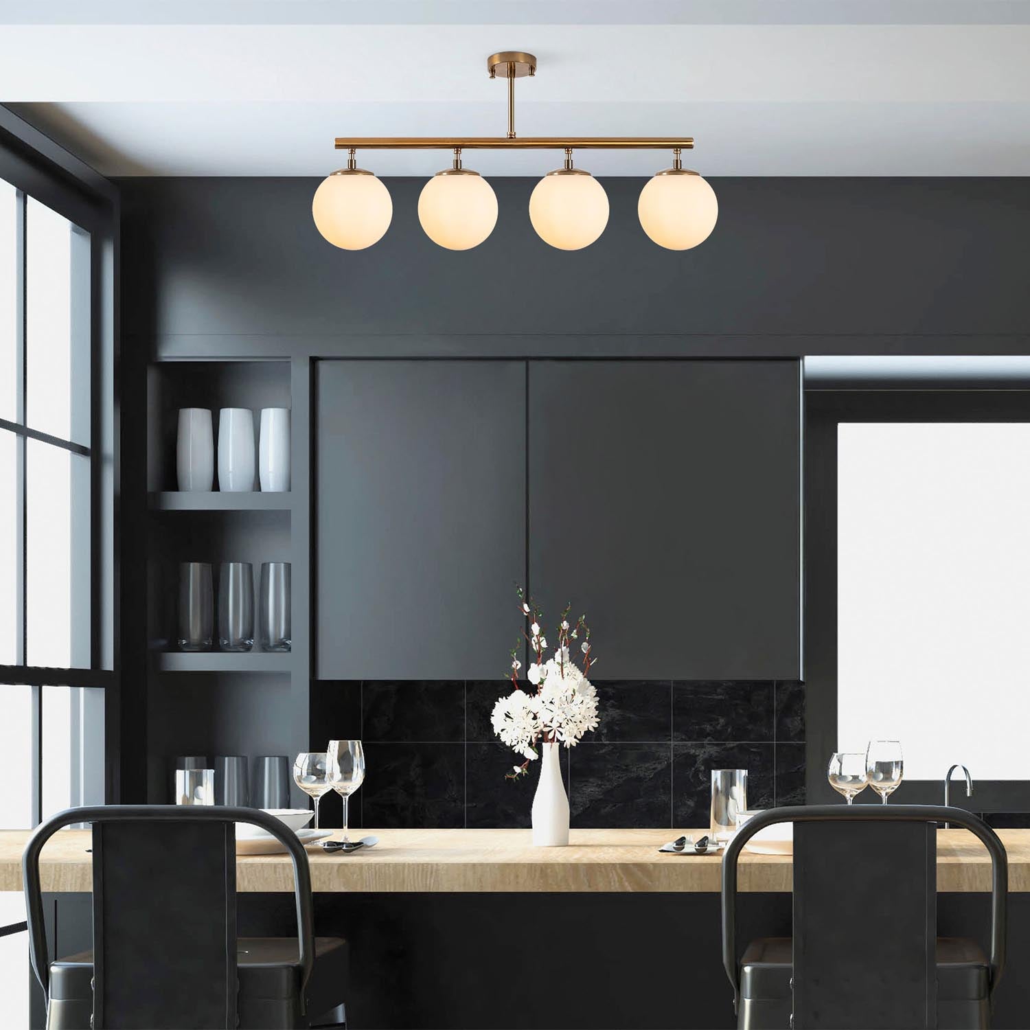 Fazli - 10436 in Vintage präsentiert im Onlineshop von KAQTU Design AG. Deckenleuchte ist von Opviq