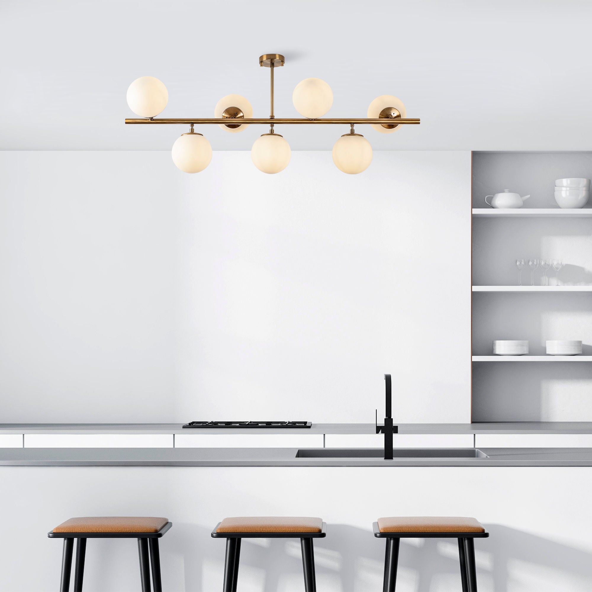 Fazli - 10536 in Vintage präsentiert im Onlineshop von KAQTU Design AG. Pendelleuchte ist von Opviq