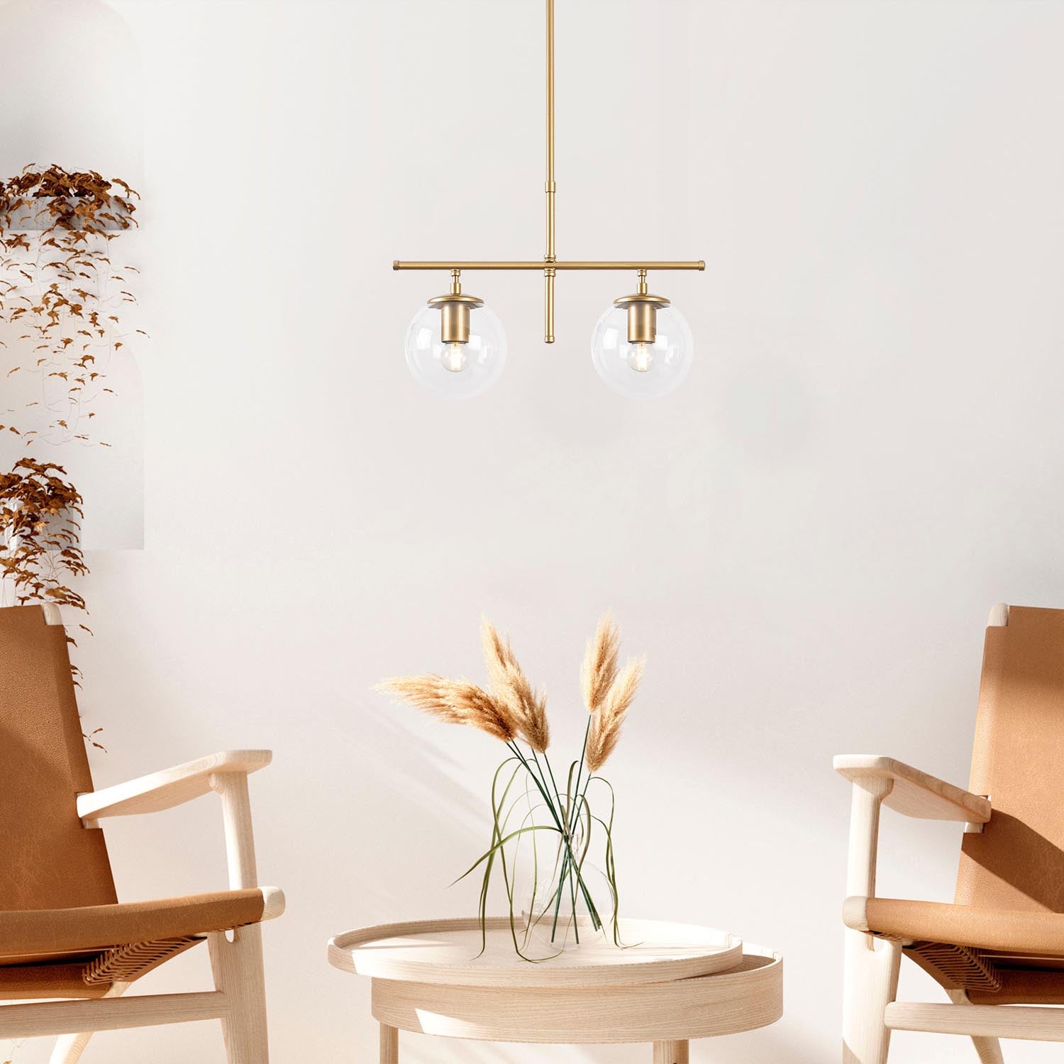 Roe - 10760 in Glänzendes Gold präsentiert im Onlineshop von KAQTU Design AG. Pendelleuchte ist von Opviq