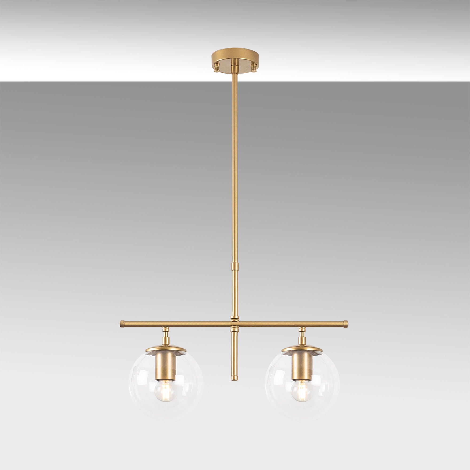 Roe - 10760 in Glänzendes Gold präsentiert im Onlineshop von KAQTU Design AG. Pendelleuchte ist von Opviq