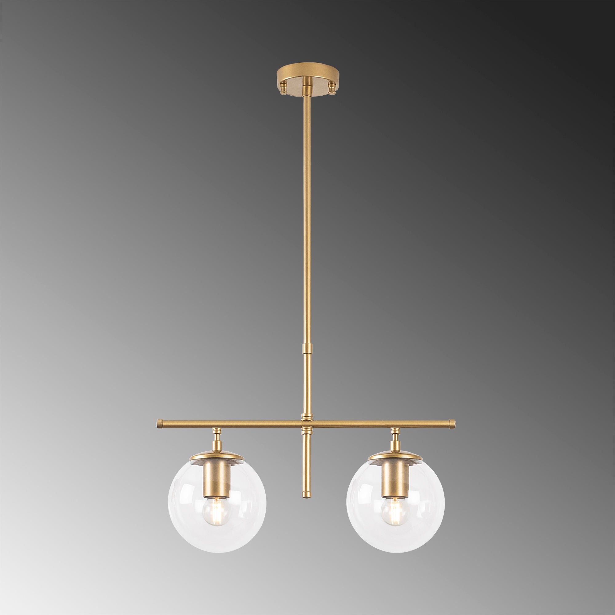 Roe - 10760 in Glänzendes Gold präsentiert im Onlineshop von KAQTU Design AG. Pendelleuchte ist von Opviq