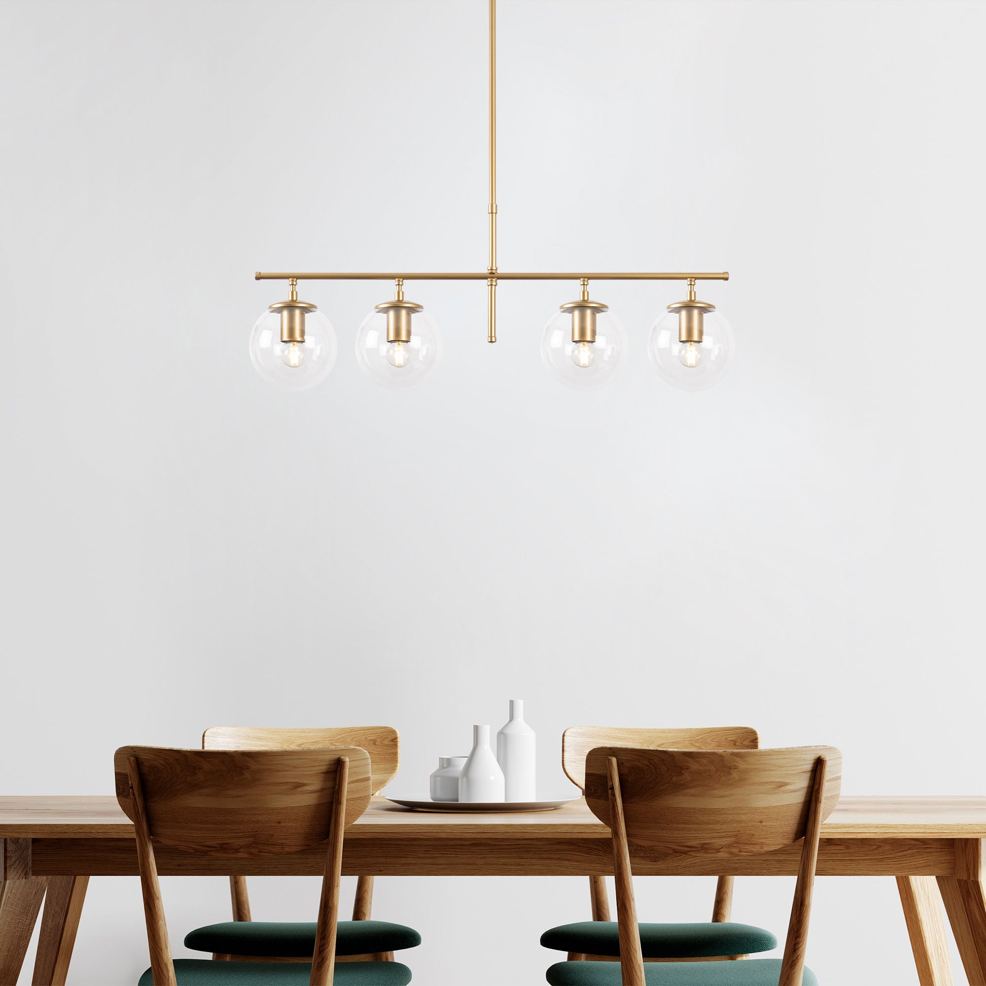 Roe - 10785 in Glänzendes Gold präsentiert im Onlineshop von KAQTU Design AG. Pendelleuchte ist von Opviq
