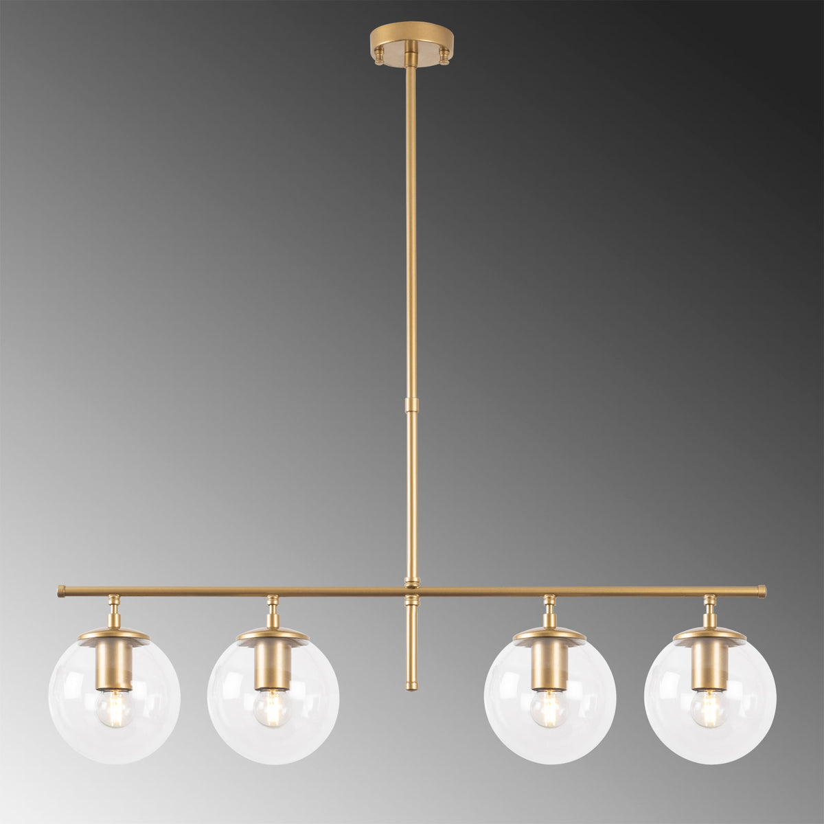 Roe Pendellampe - Glänzendes Gold in Glänzendes Gold präsentiert im Onlineshop von KAQTU Design AG. Pendelleuchte ist von Opviq