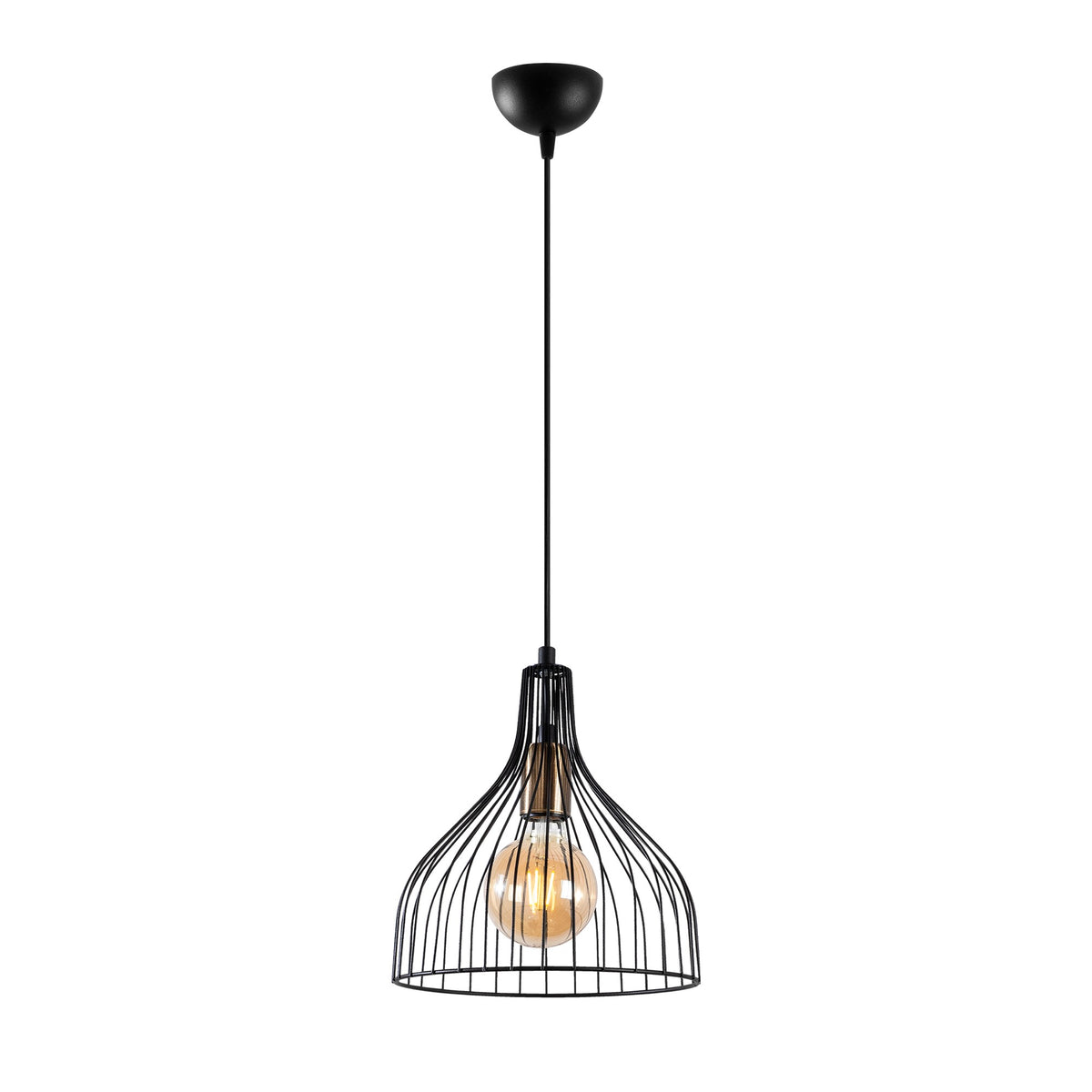 Cafu Pendellampe - Schwarz Antiquität in Schwarz Antiquität präsentiert im Onlineshop von KAQTU Design AG. Pendelleuchte ist von Opviq