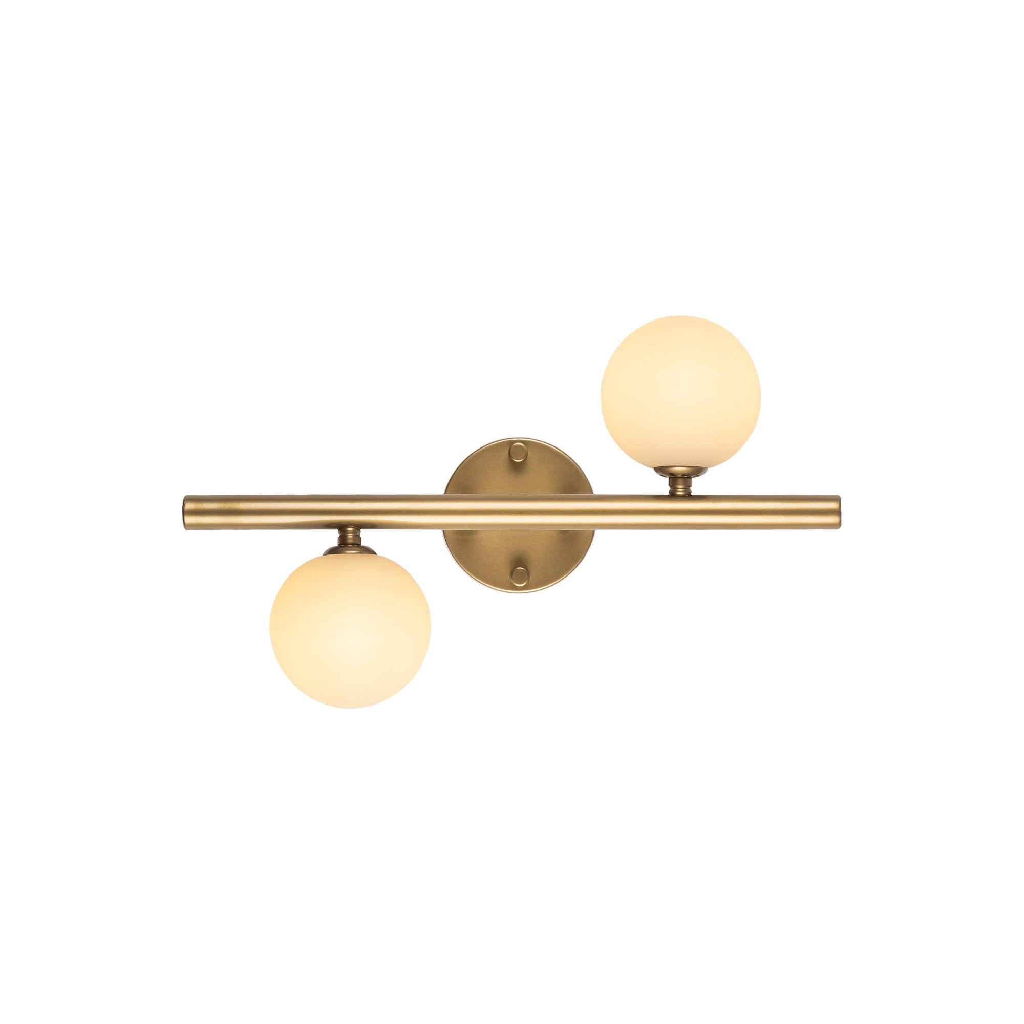 Domino - 11037 in Gold präsentiert im Onlineshop von KAQTU Design AG. Wandleuchte ist von Opviq