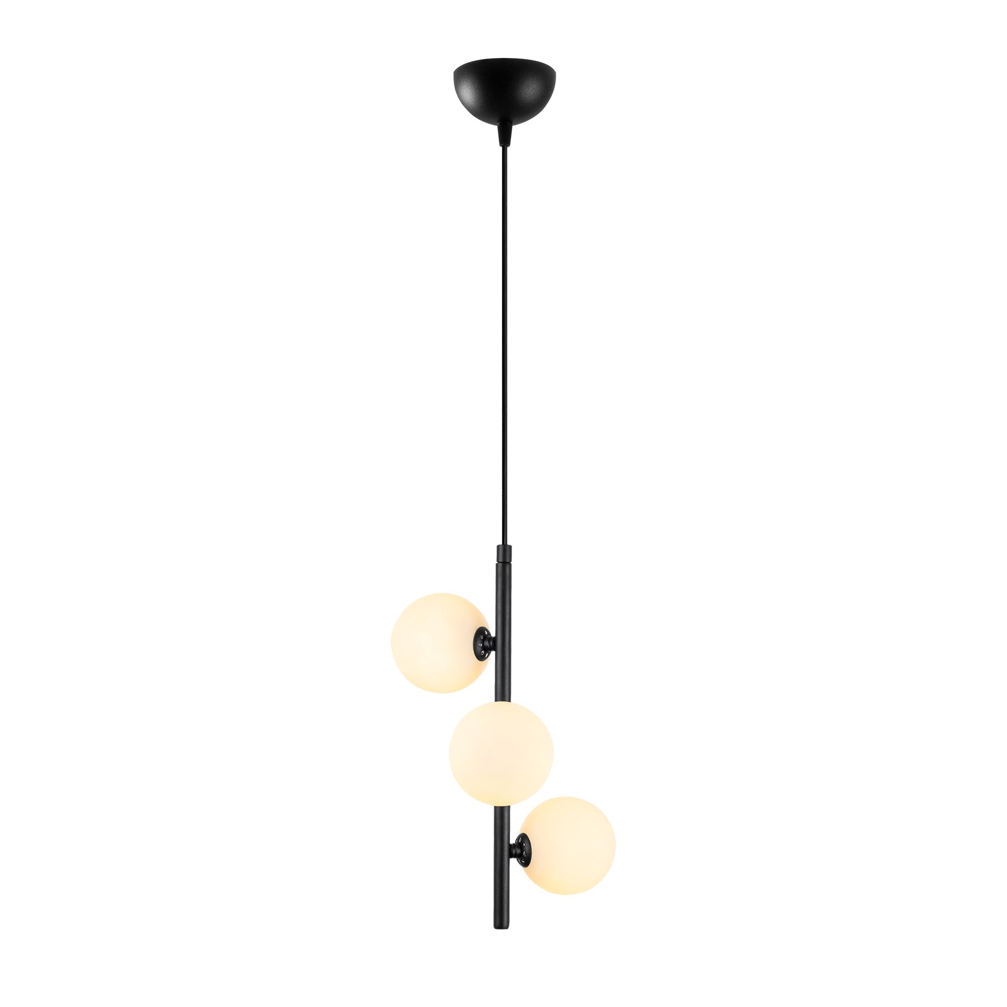Domino - 11047 in Schwarz Weiss präsentiert im Onlineshop von KAQTU Design AG. Pendelleuchte ist von Opviq