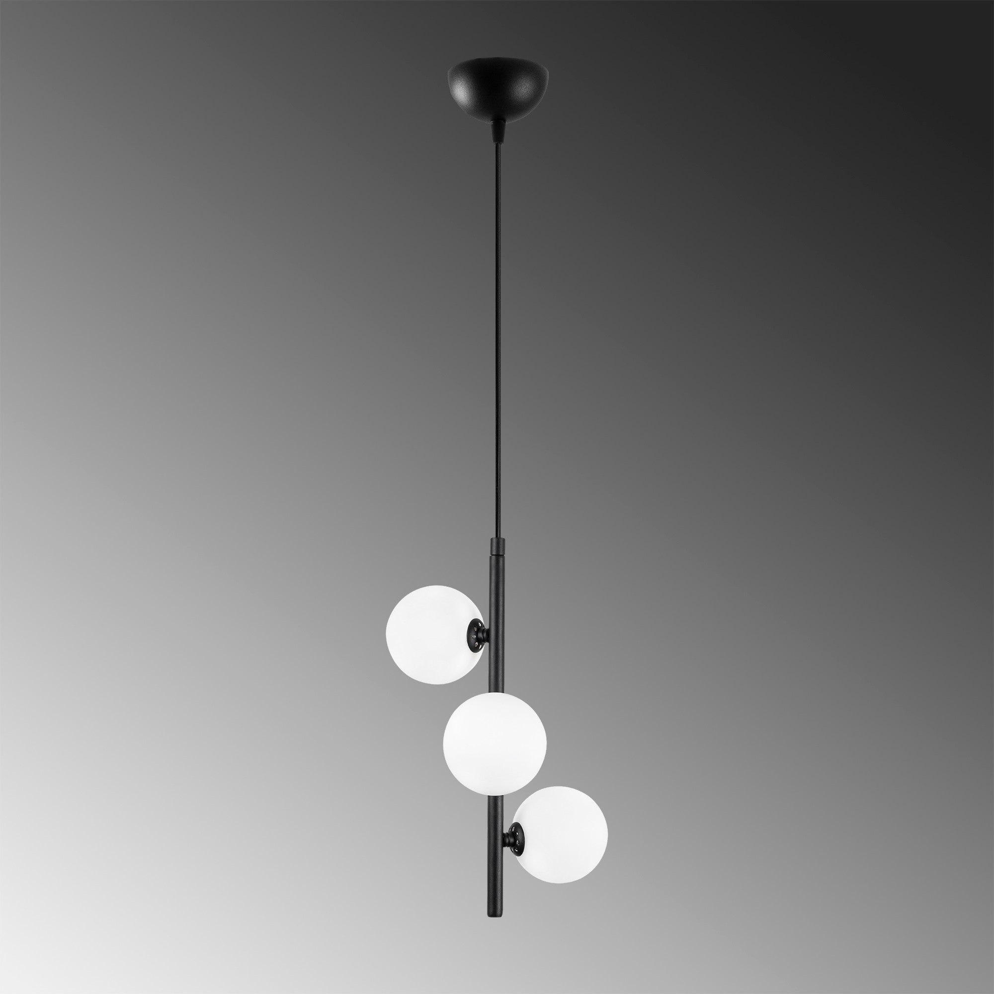 Domino - 11047 in Schwarz Weiss präsentiert im Onlineshop von KAQTU Design AG. Pendelleuchte ist von Opviq