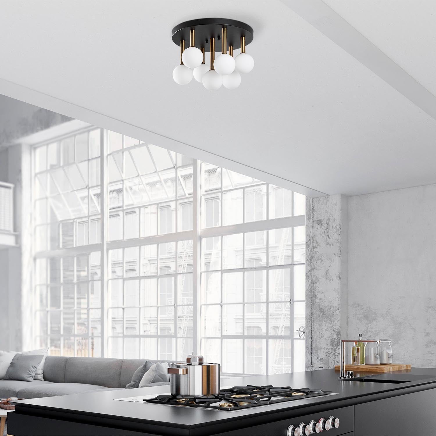 Even - 11755 in Schwarz Antiquität Creme präsentiert im Onlineshop von KAQTU Design AG. Pendelleuchte ist von Opviq