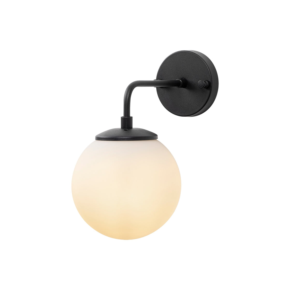 Viran Wandleuchte - Schwarz
 Creme in Schwarz / Creme präsentiert im Onlineshop von KAQTU Design AG. Wandleuchte ist von Opviq