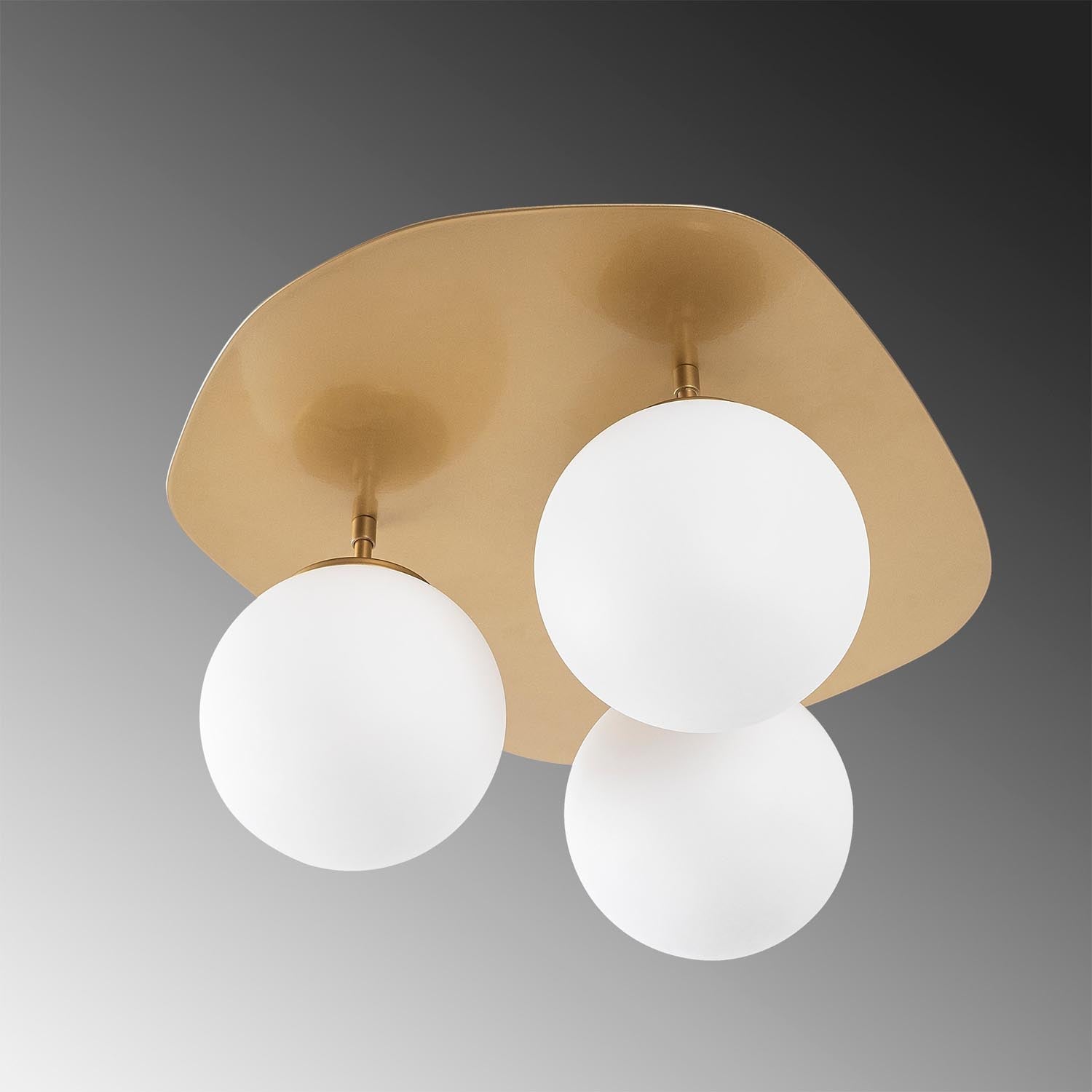 Well - 11710 in Gold präsentiert im Onlineshop von KAQTU Design AG. Pendelleuchte ist von Opviq